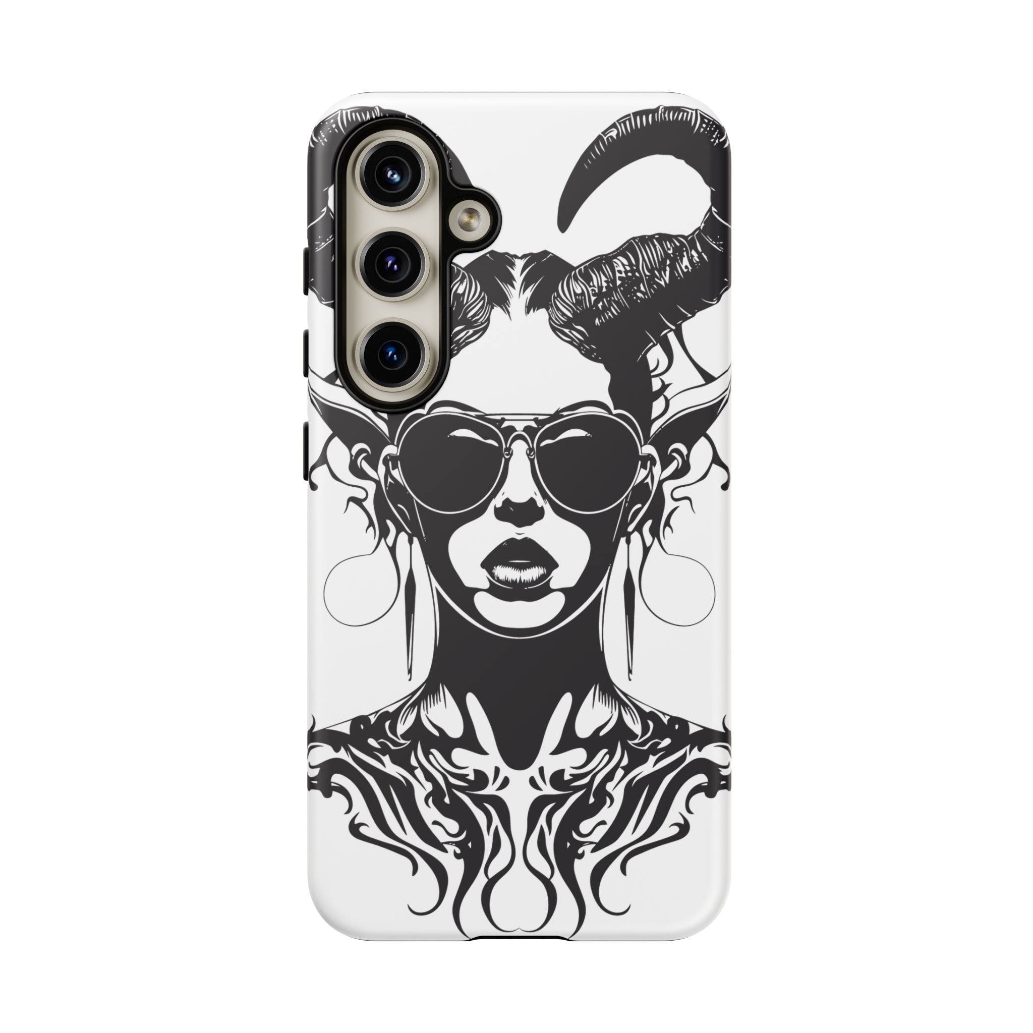 Tough Cases: Stylish Phone Case with Edgy Design, Protective Cover, Gift for Her, Trendy Accessories, Unique Art, Holiday Present