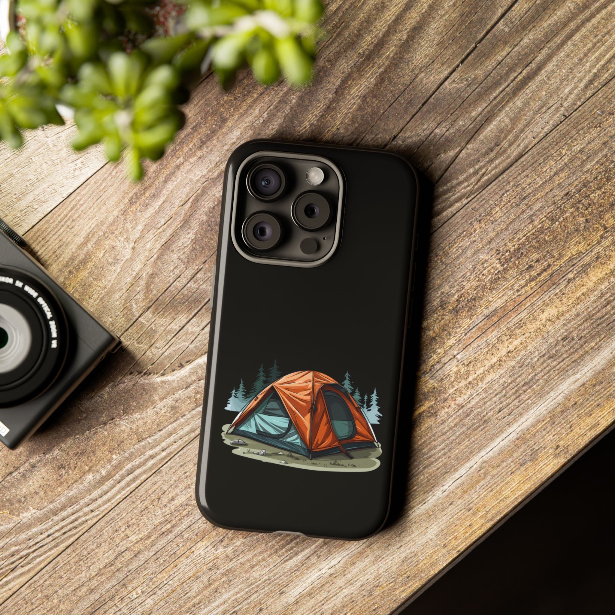 Camping Phone Case, Outdoor Adventure, Nature Lover Gift, Tough Cases, Hiking Accessory, Travel Gear, Camping Vibes