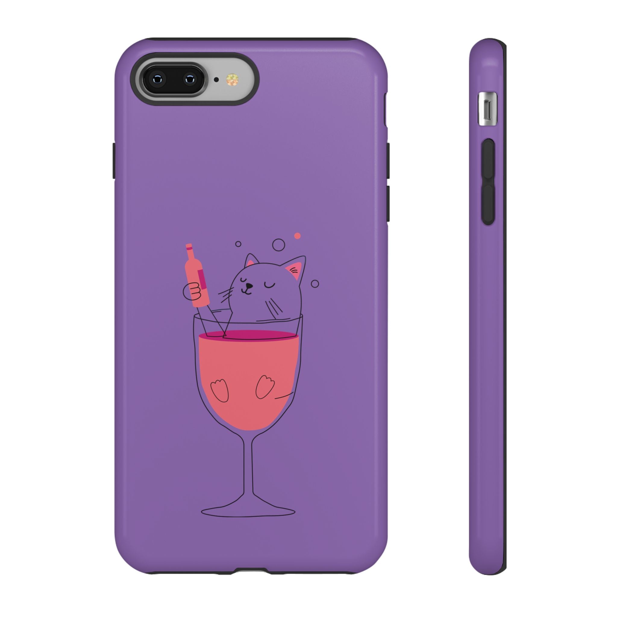 Cute Cat Phone Case, Fun Gift for Cat Lovers, Colorful Phone Cover, Pet Lover Accessory, Unique Cat Themed Case