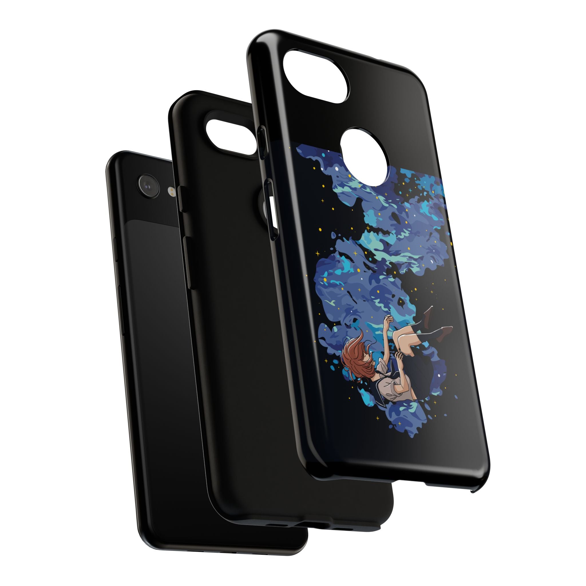 Tough Cases Phone Case - Artistic Galaxy Design, Cute Sleeve for Teens, Gift for Students, Unique Mobile Accessory, Trendy Tech Protection