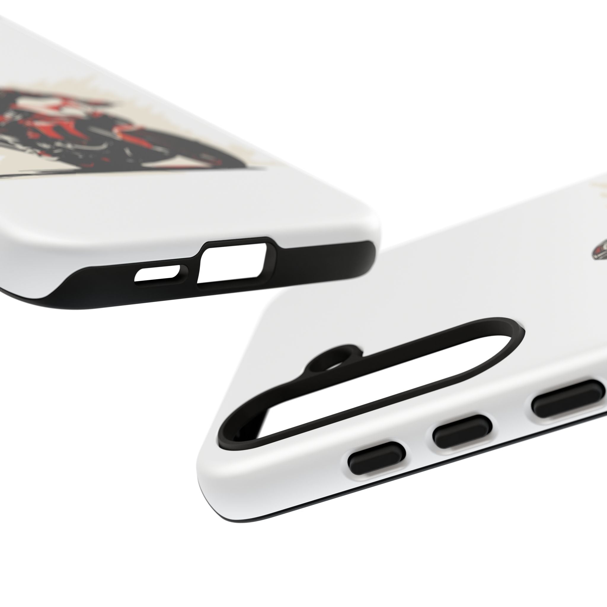 Motorcycle Phone Case, Tough Cases for Riders, Biker Accessory, Gifts for Motorcyclists, Red Bike Design