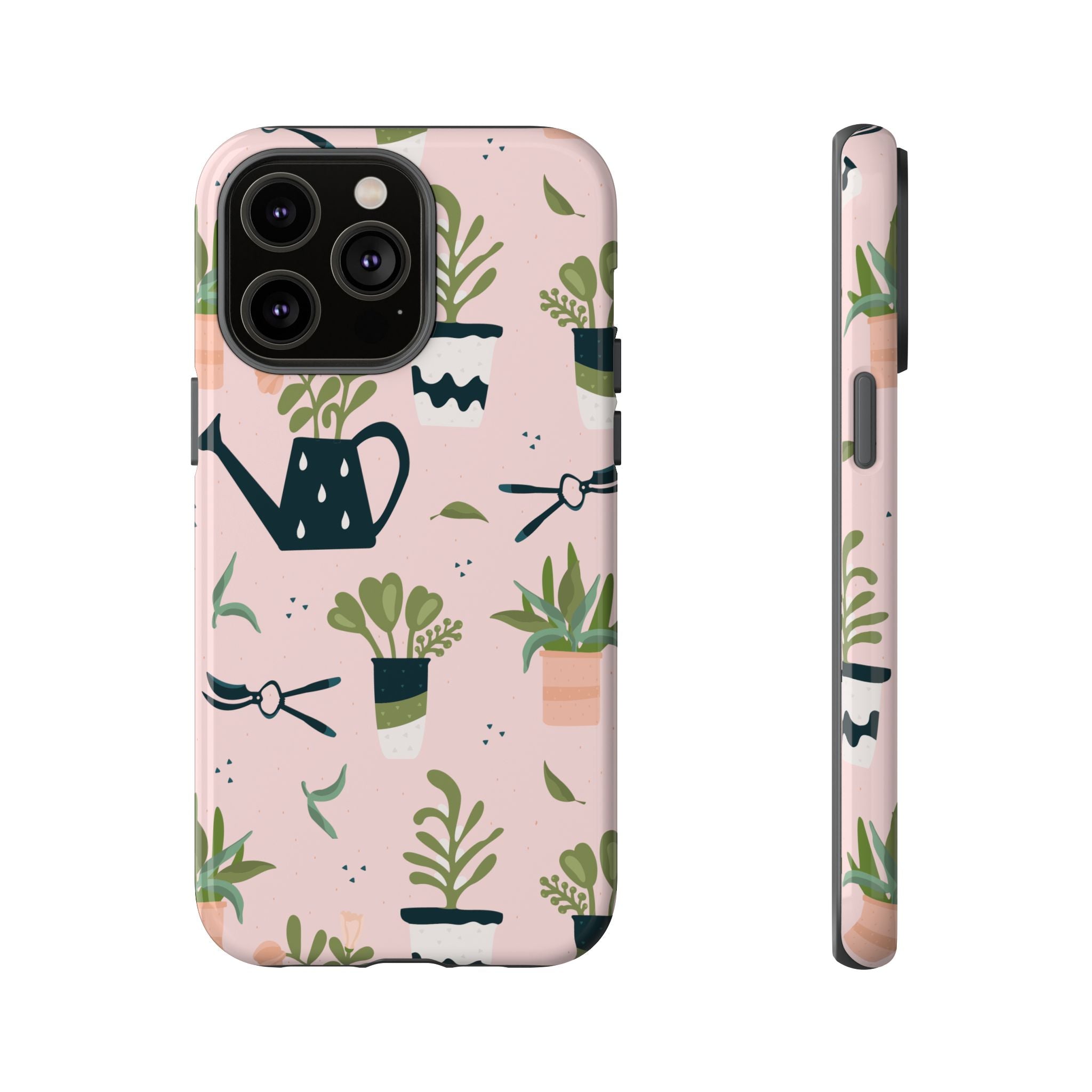 Floral Phone Case, Cute Plant Lover Case, Gift for Gardeners, Phone Cover, Green Thumb Accessories, Mother's Day Gift