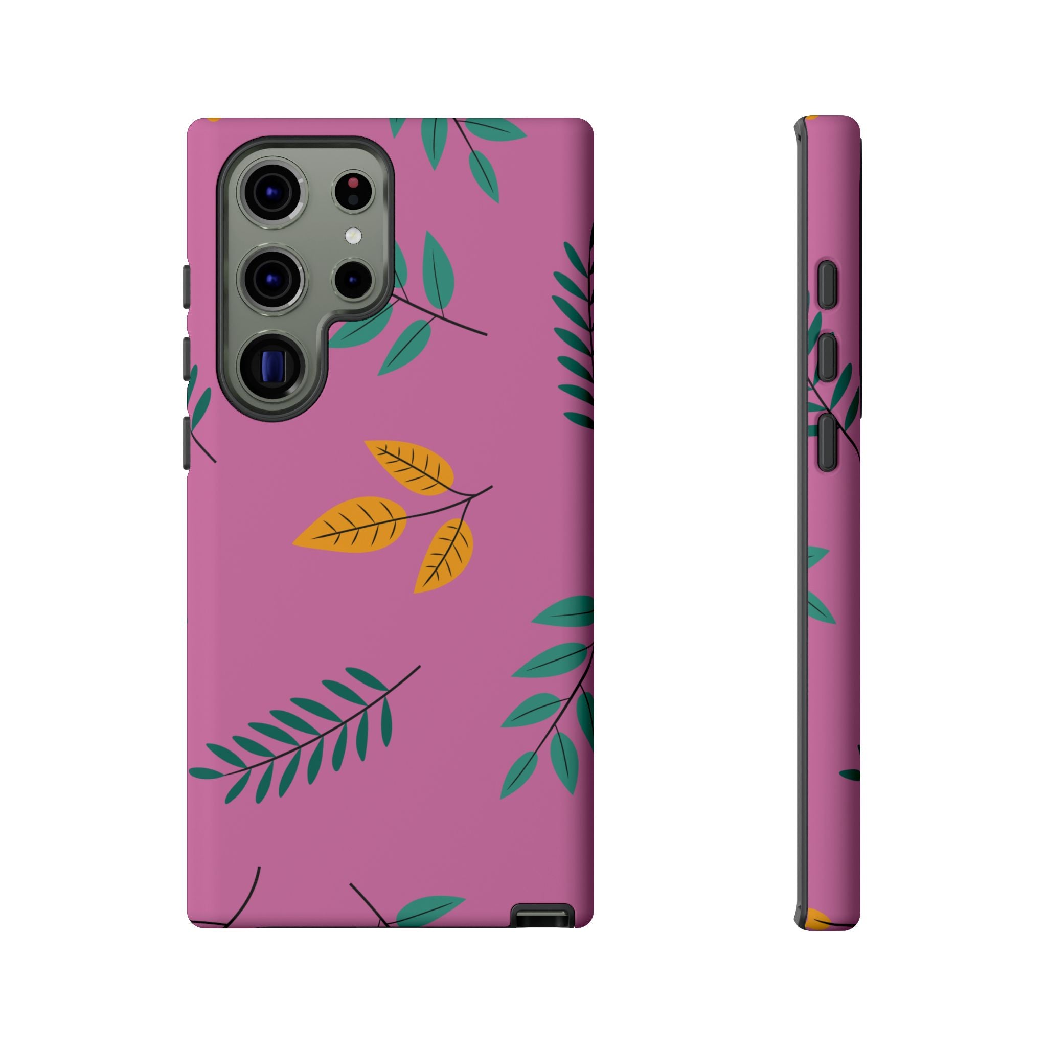 Feminine Floral Phone Case, Tough Cases for iPhone, Nature-Themed Tech Accessory, Cute Gift for Her, Botanical Design, Spring Decor