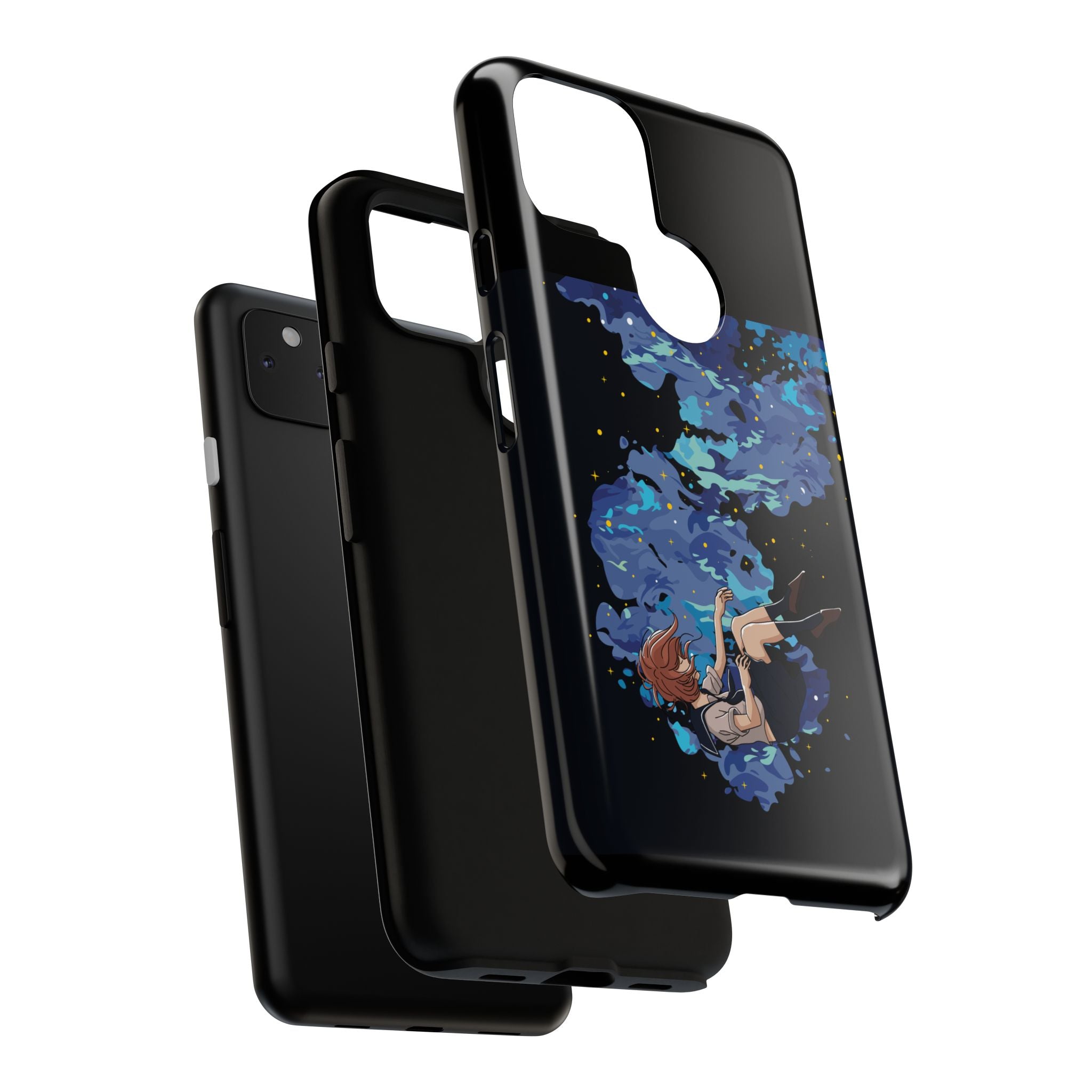 Tough Cases Phone Case - Artistic Galaxy Design, Cute Sleeve for Teens, Gift for Students, Unique Mobile Accessory, Trendy Tech Protection