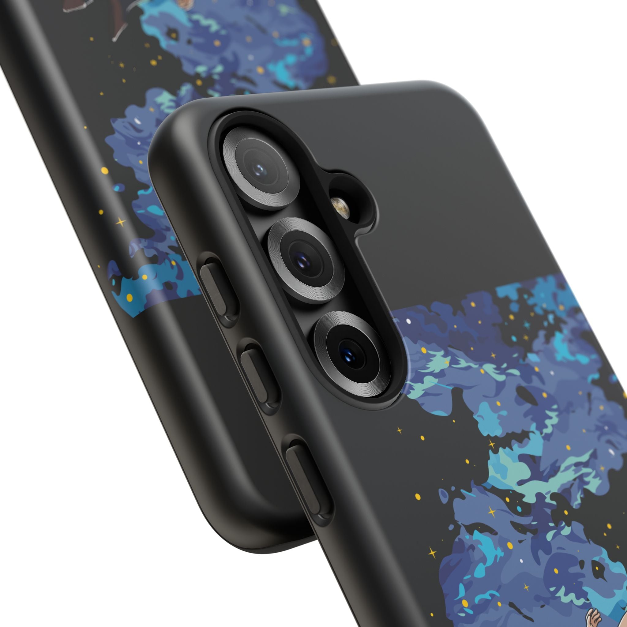 Tough Cases Phone Case - Artistic Galaxy Design, Cute Sleeve for Teens, Gift for Students, Unique Mobile Accessory, Trendy Tech Protection