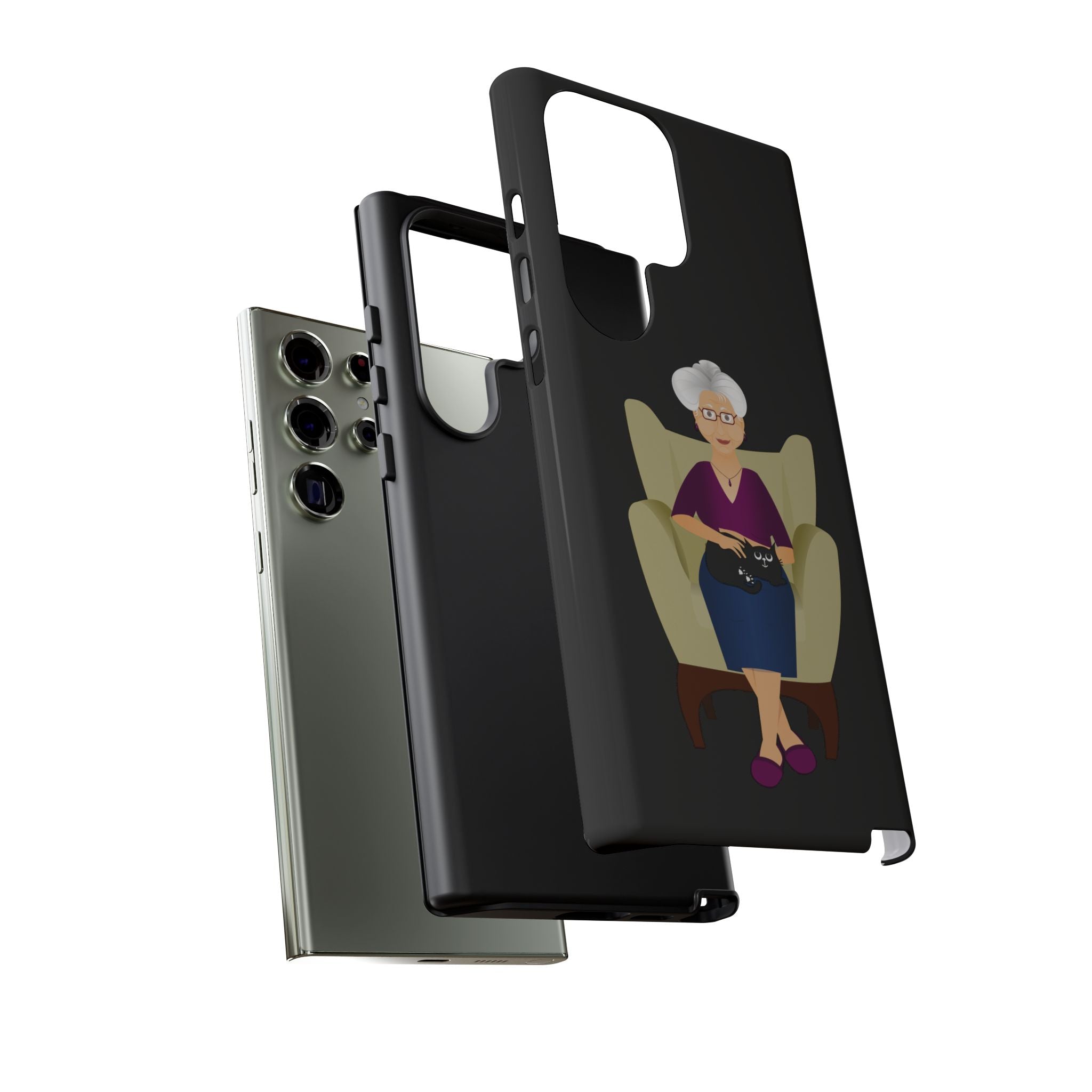 Grandma Phone Case, Tough Phone Cover for Grandparents, Durable Case for Seniors, Unique Gift for Grandmother, Personalized Tech Accessory