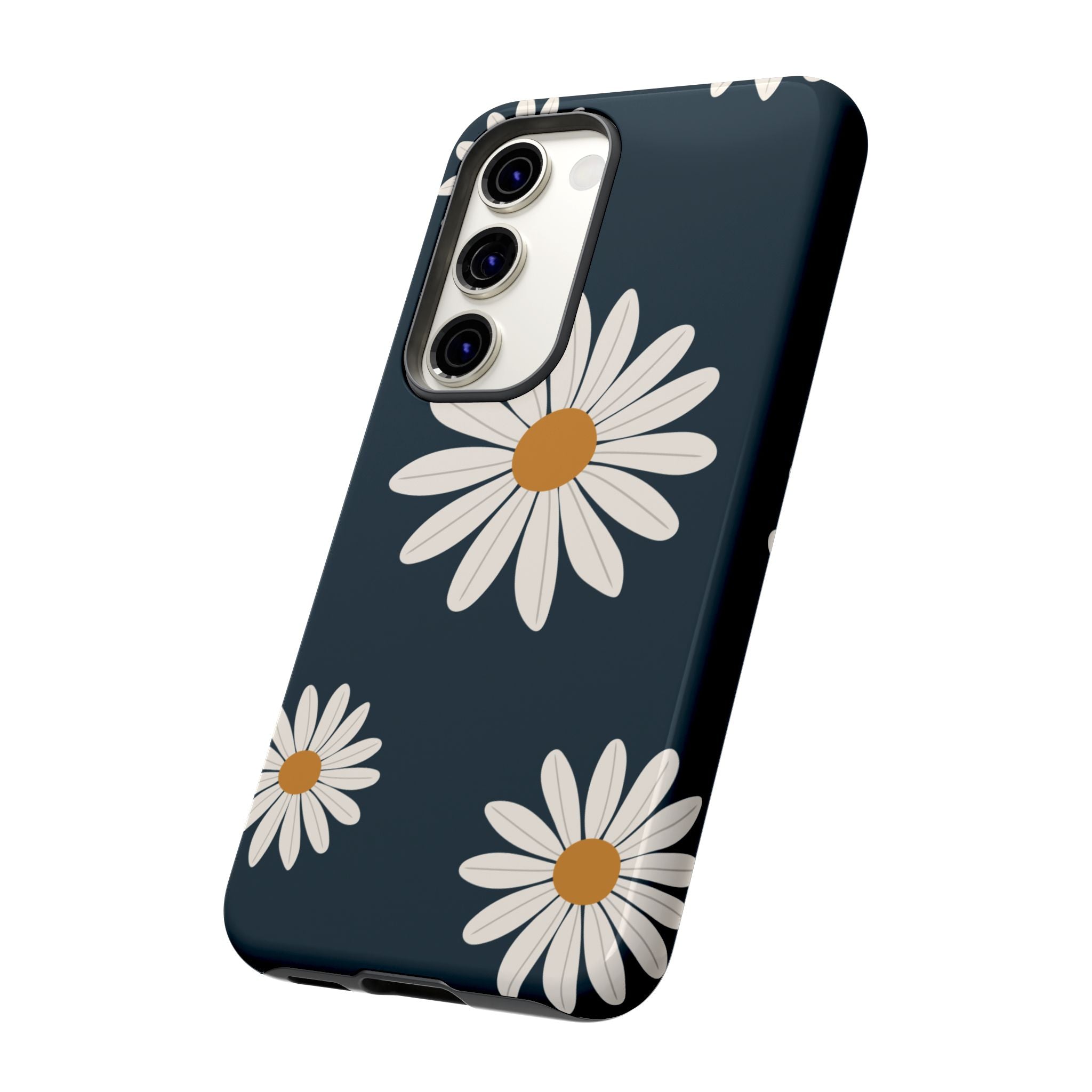 Daisy Phone Case, Floral Phone Cover, Tough Phone Case, Gift for Flower Lovers, Smartphone Accessory, Spring Design