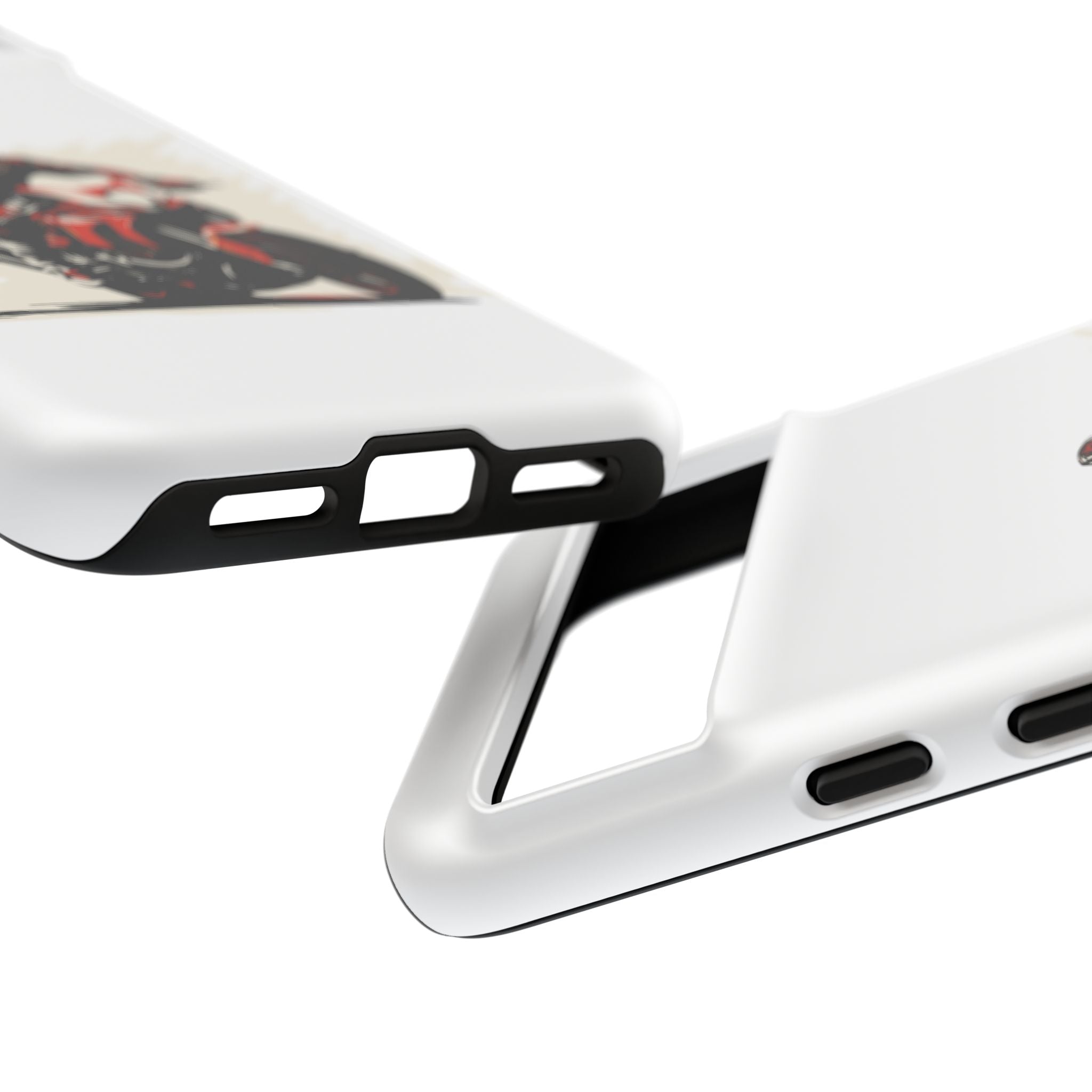 Motorcycle Phone Case, Tough Cases for Riders, Biker Accessory, Gifts for Motorcyclists, Red Bike Design