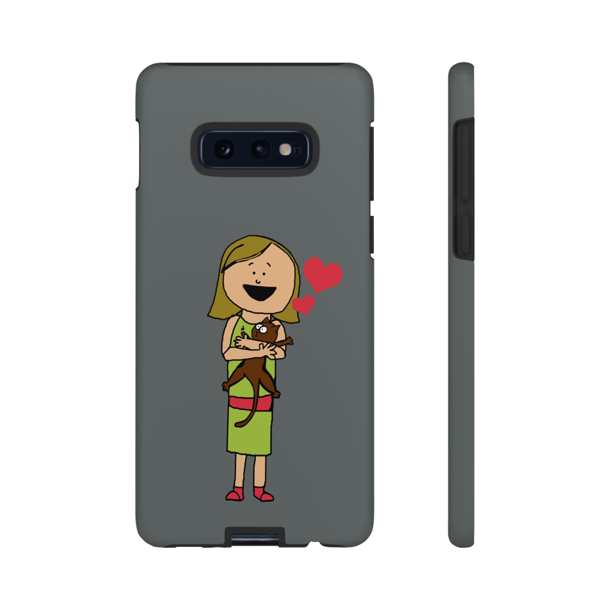 Pet Lover's Phone Case, Cute Animal Phone Cover, Gift for Dog Lovers, Cartoon Design, Fun Smartphone Accessory