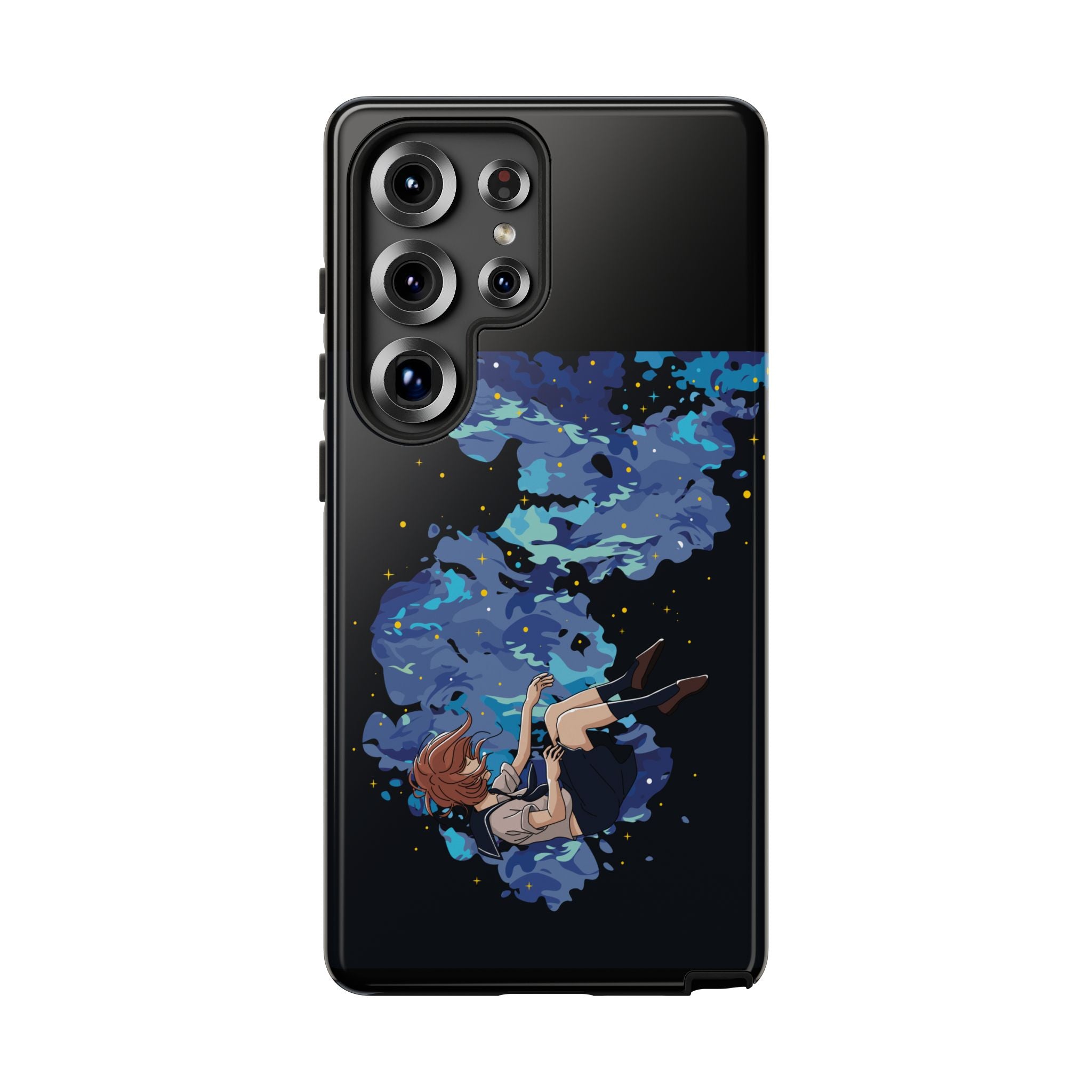 Tough Cases Phone Case - Artistic Galaxy Design, Cute Sleeve for Teens, Gift for Students, Unique Mobile Accessory, Trendy Tech Protection