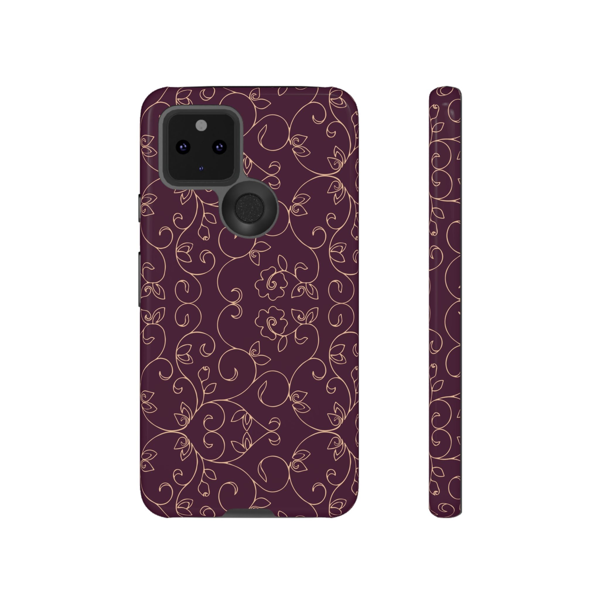 Elegant Floral Phone Case | Durable Mobile Cover, Gift for Her, Floral Design, Stylish Accessory, Phone Protection