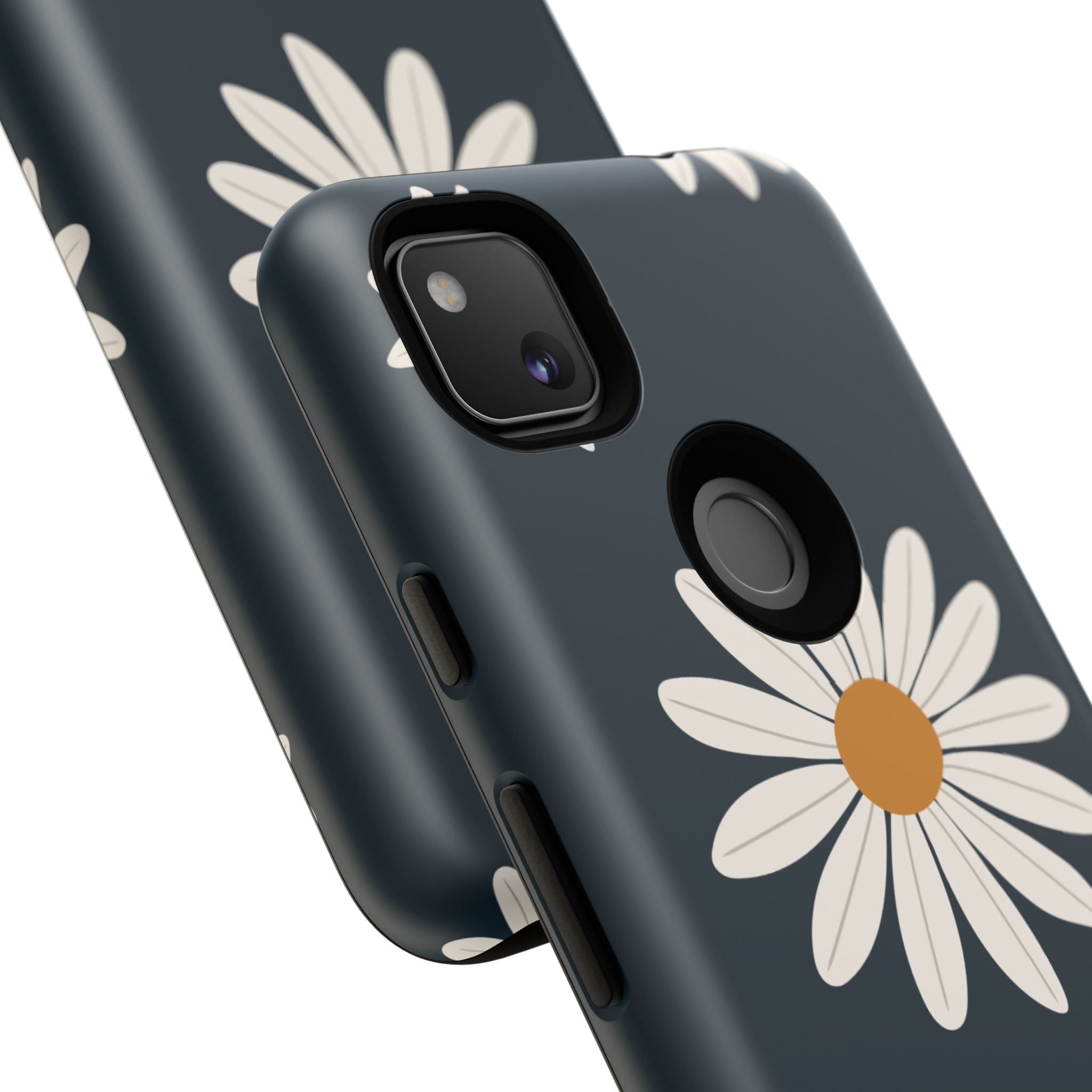 Daisy Phone Case, Floral Phone Cover, Tough Phone Case, Gift for Flower Lovers, Smartphone Accessory, Spring Design