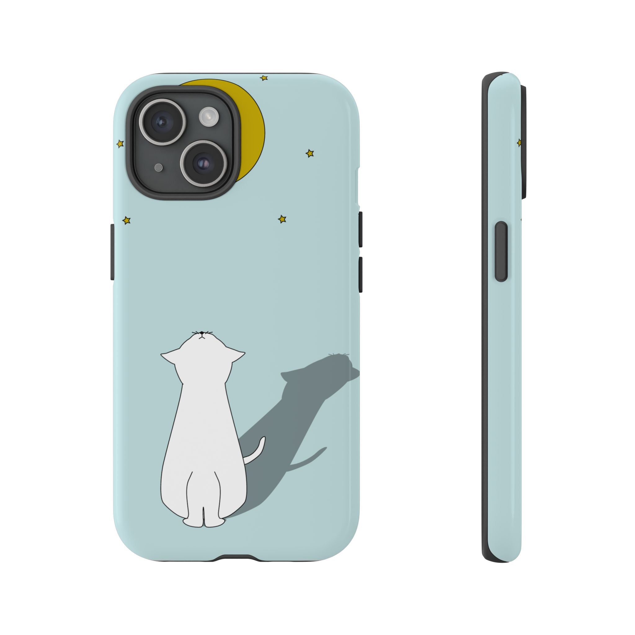 Cute Cat Phone Case, Tough Phone Cover, Pet Lover Gift, Unique Case, Animal Decor, Birthday Gift