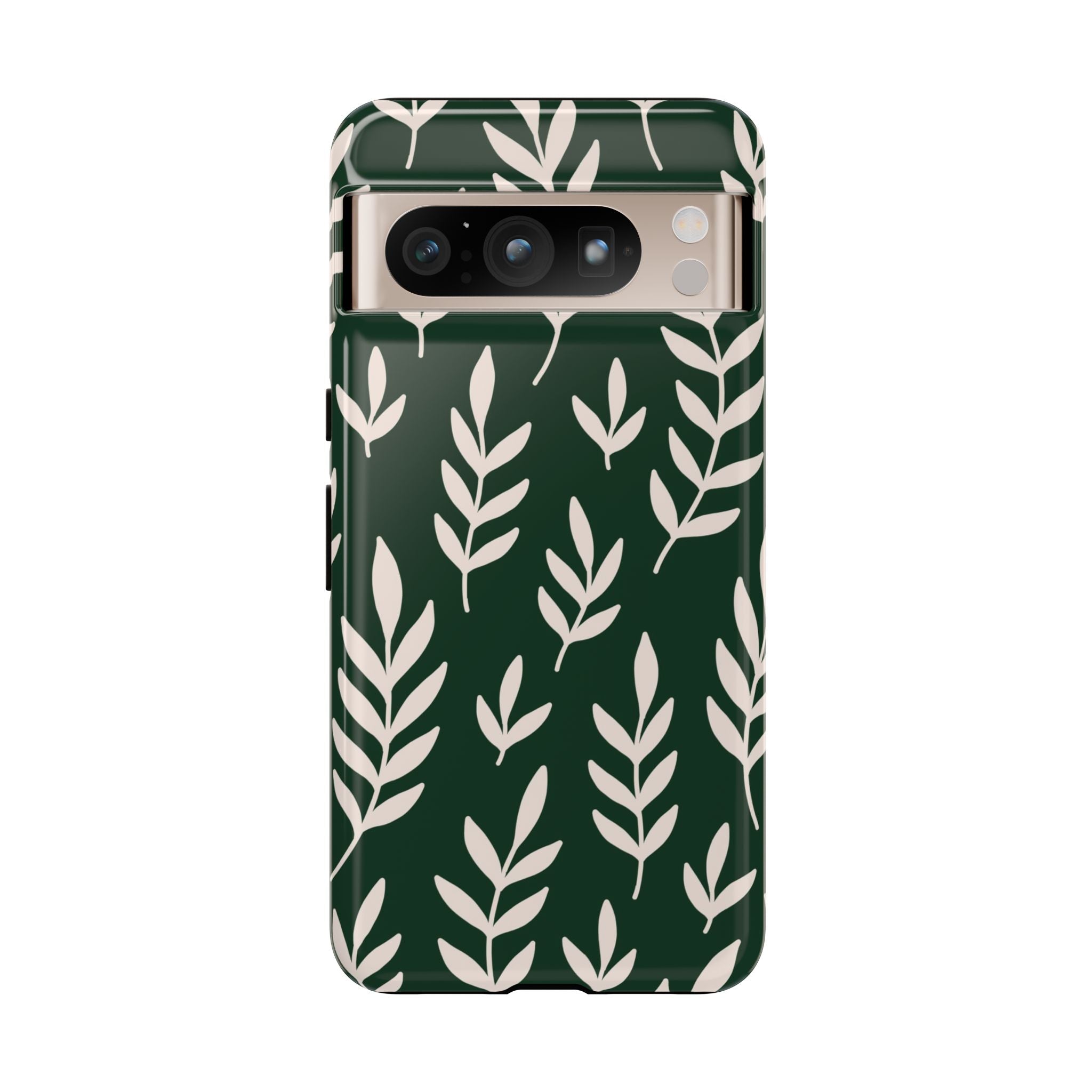 Leafy Phone Case, Tough Cases for Nature Lovers, Green Leaf Design, Eco-Friendly, Stylish Mobile Cover, Gift for Her