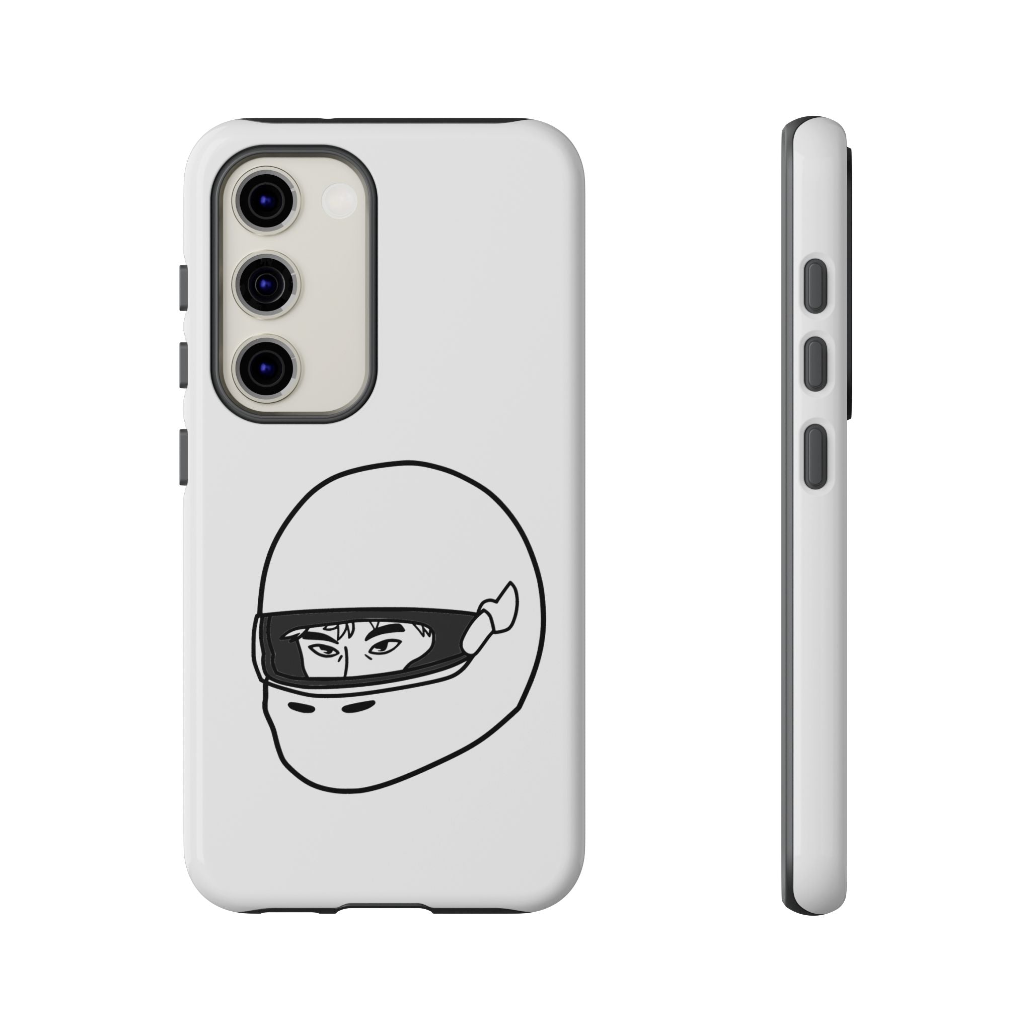 Stylish Phone Case with Racing Helmet Design | Tough Cases | Unique Gift, Motorcycle Enthusiast, Race Lover, Custom Accessory, Everyday Use