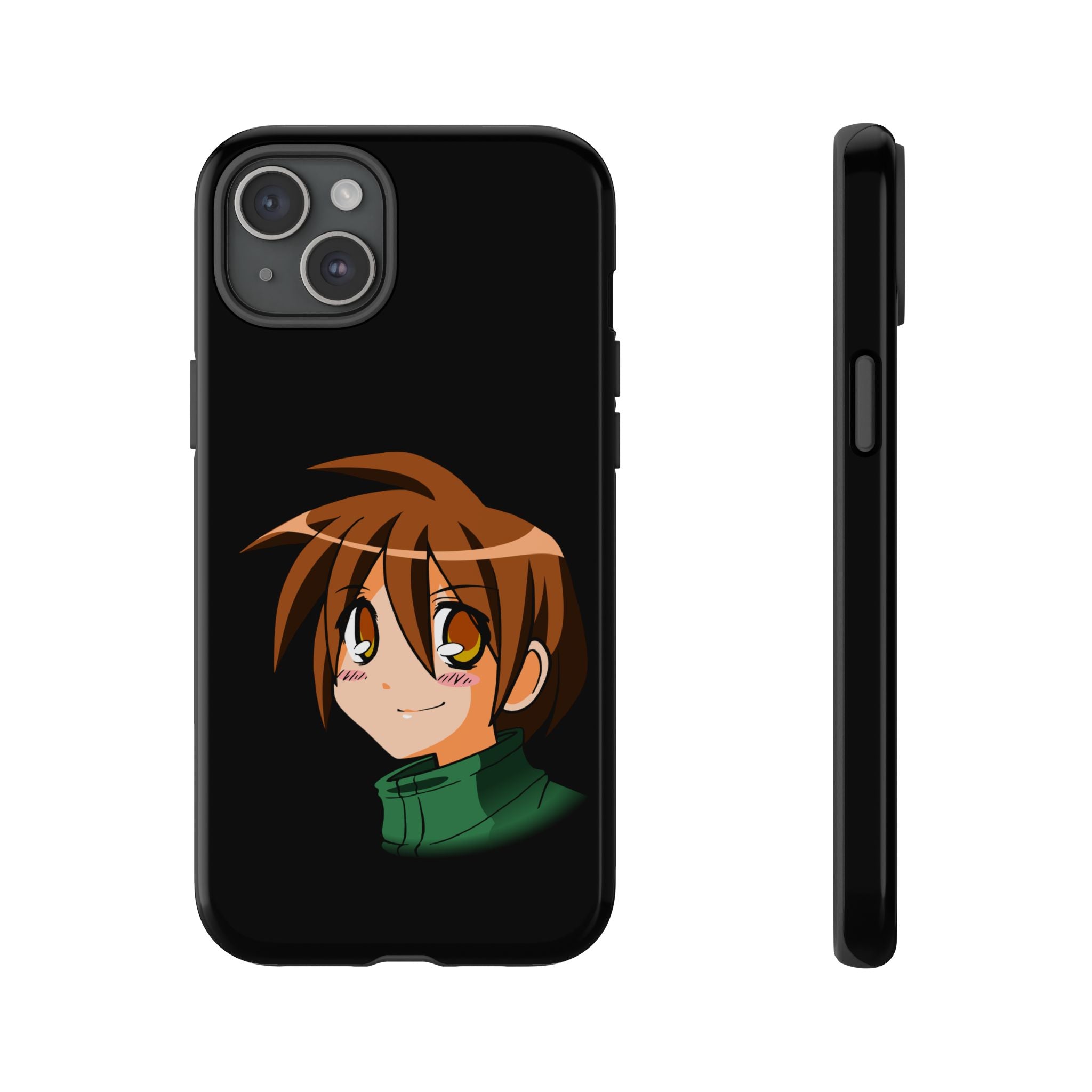 Anime Character Phone Case, Cute Phone Cover, Tough Cases for Teens, Customizable Gift, Geeky Accessories