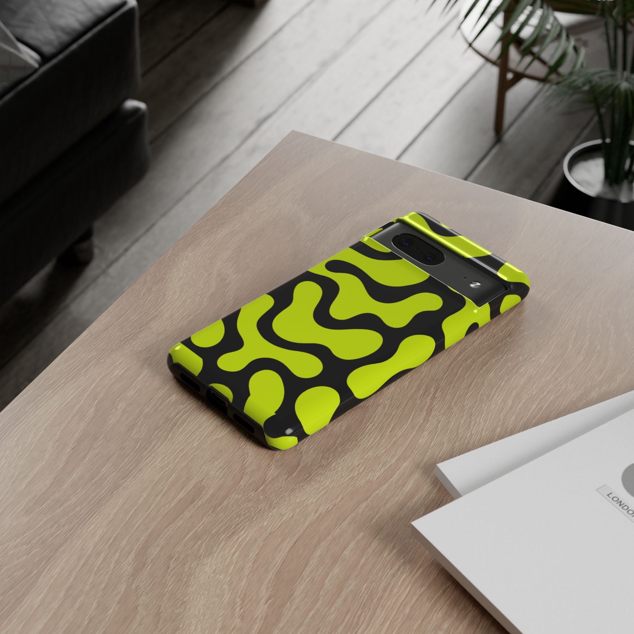 Bold Pattern Phone Case, Stylish Protective Cover, Unique Gift for Tech Lovers, Trendy Mobile Accessory, Rejuvenate Your Style