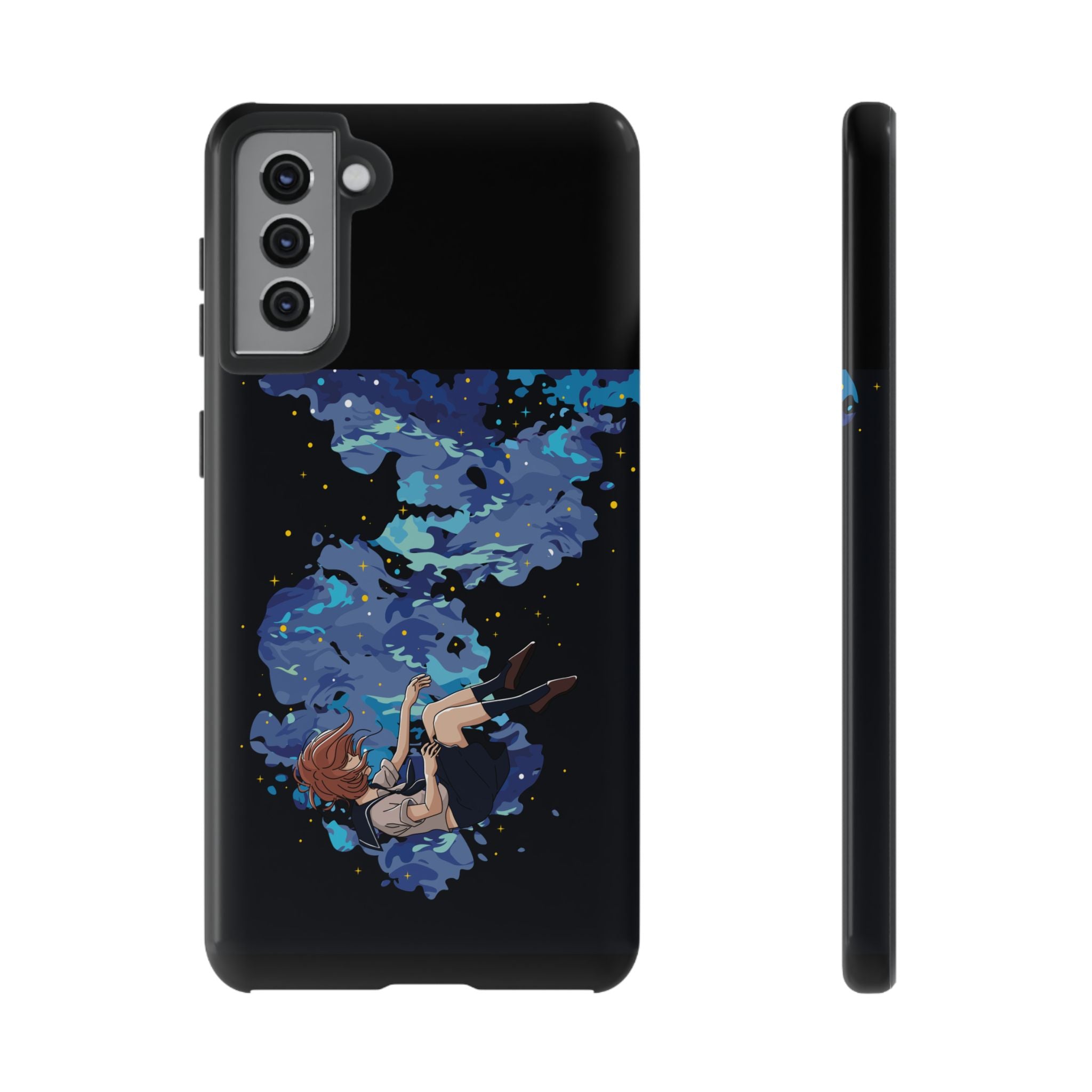 Tough Cases Phone Case - Artistic Galaxy Design, Cute Sleeve for Teens, Gift for Students, Unique Mobile Accessory, Trendy Tech Protection