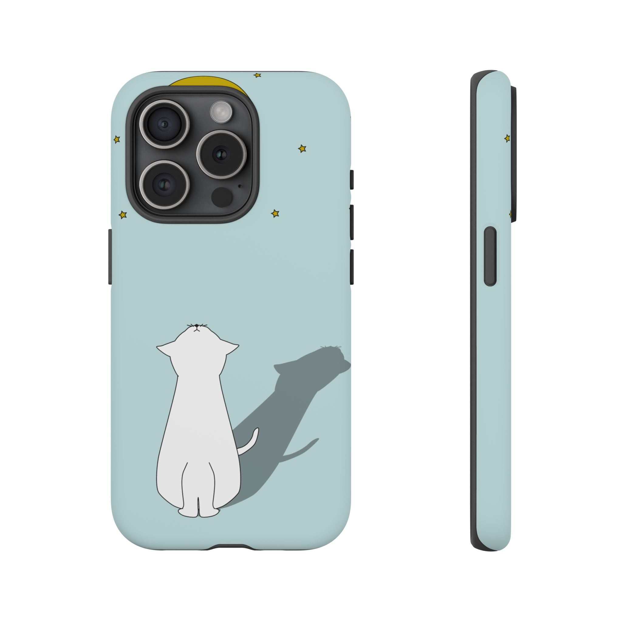 Cute Cat Phone Case, Tough Phone Cover, Pet Lover Gift, Unique Case, Animal Decor, Birthday Gift