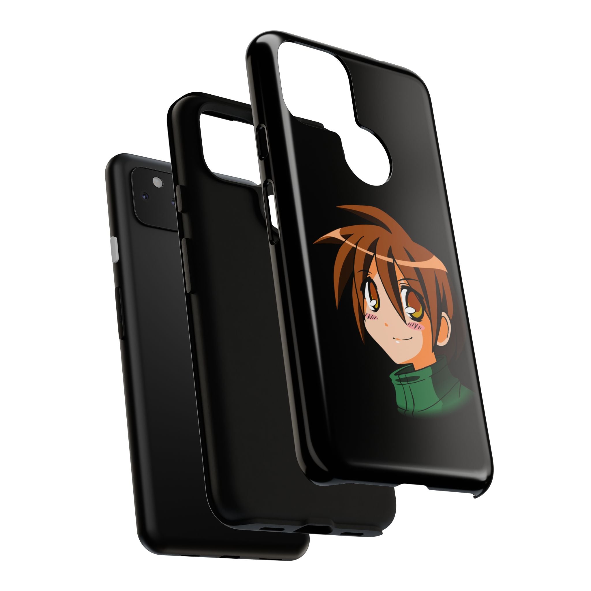 Anime Character Phone Case, Cute Phone Cover, Tough Cases for Teens, Customizable Gift, Geeky Accessories