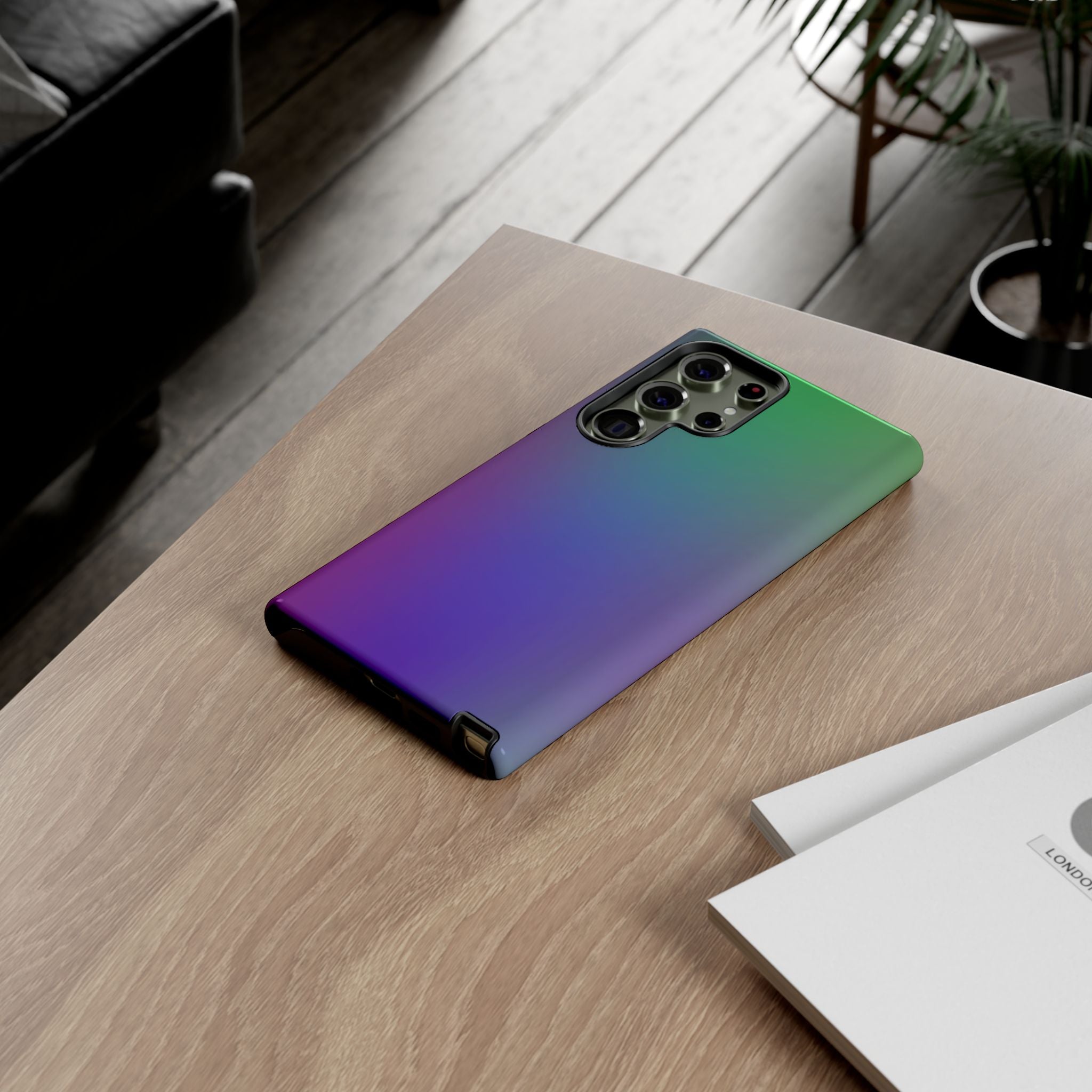 Gradient Phone Case, Durable Phone Protector, Trendy Cell Phone Accessory, Gift for Tech Lovers, Stylish Mobile Case
