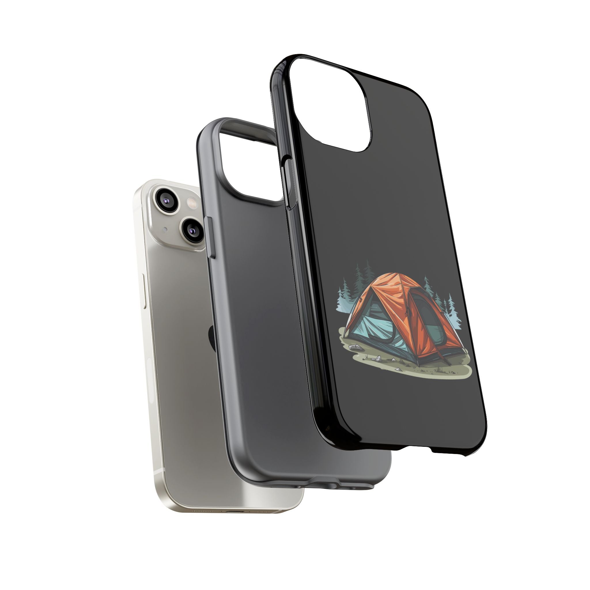 Camping Phone Case, Outdoor Adventure, Nature Lover Gift, Tough Cases, Hiking Accessory, Travel Gear, Camping Vibes