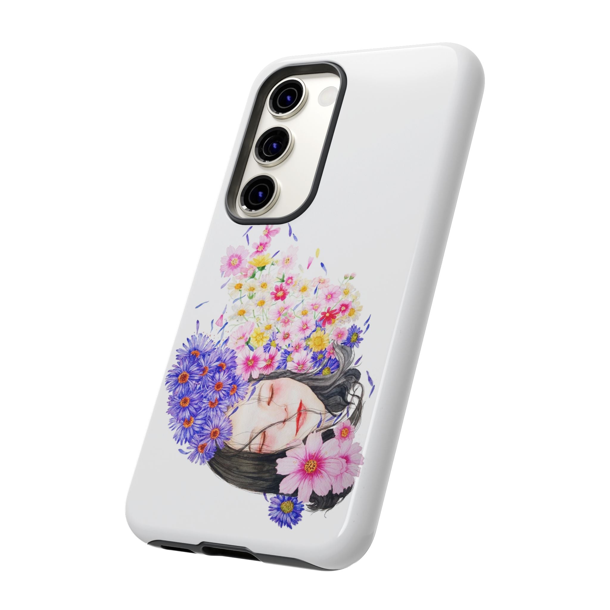 Floral Phone Case | Tough Cases | Cute Floral Design, Gift for Her, Spring Accessory, Mother's Day Gift, Stylish Protection