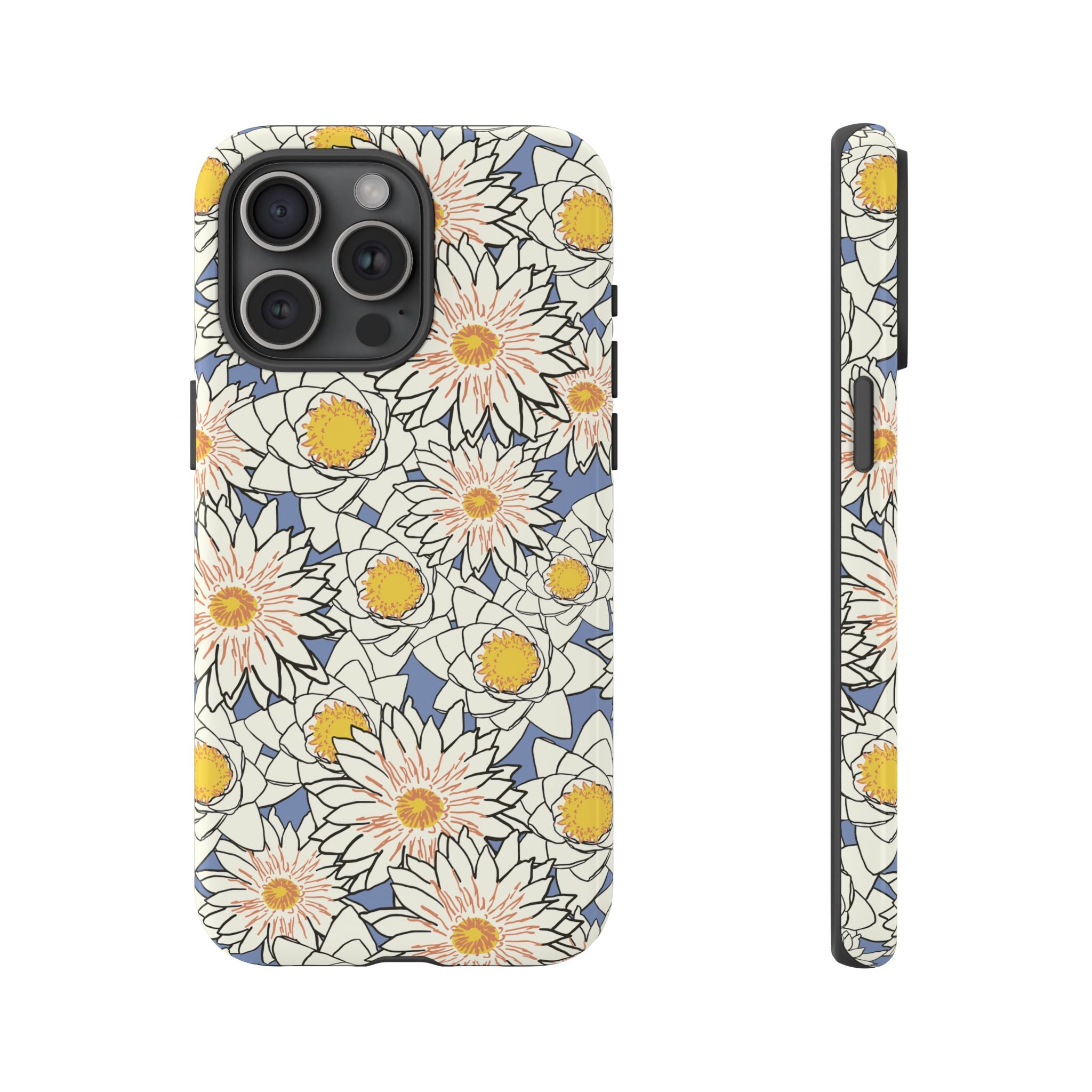 Stylish Phone Case, Floral Protective Cover, Gift for Nature Lovers, Trendy Tech Accessory, Customizable Phone Case