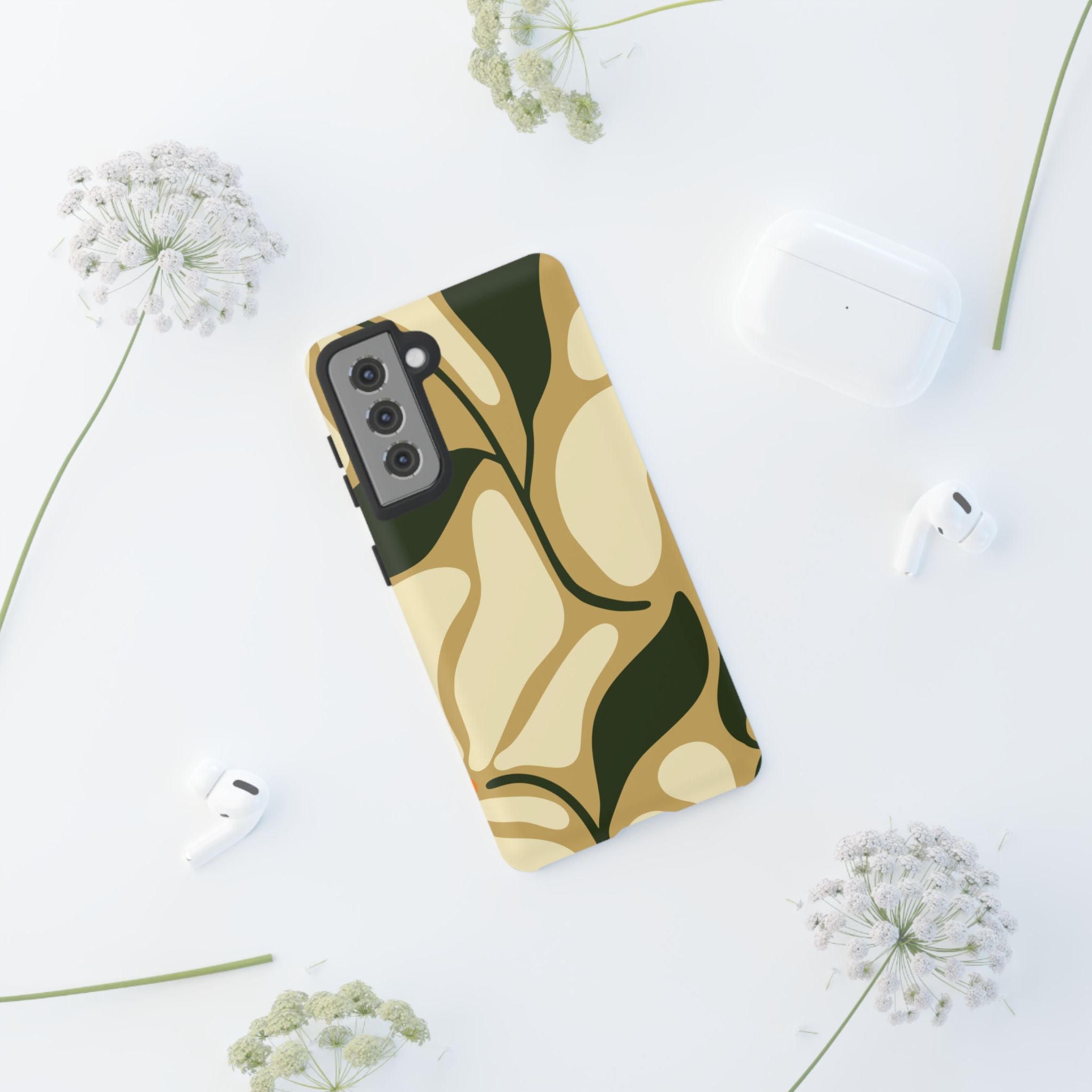 Stylish Flower Phone Case - Floral Protective Cover for Nature Lovers, Gift for Holidays, Unique Phone Accessory, Tough Case