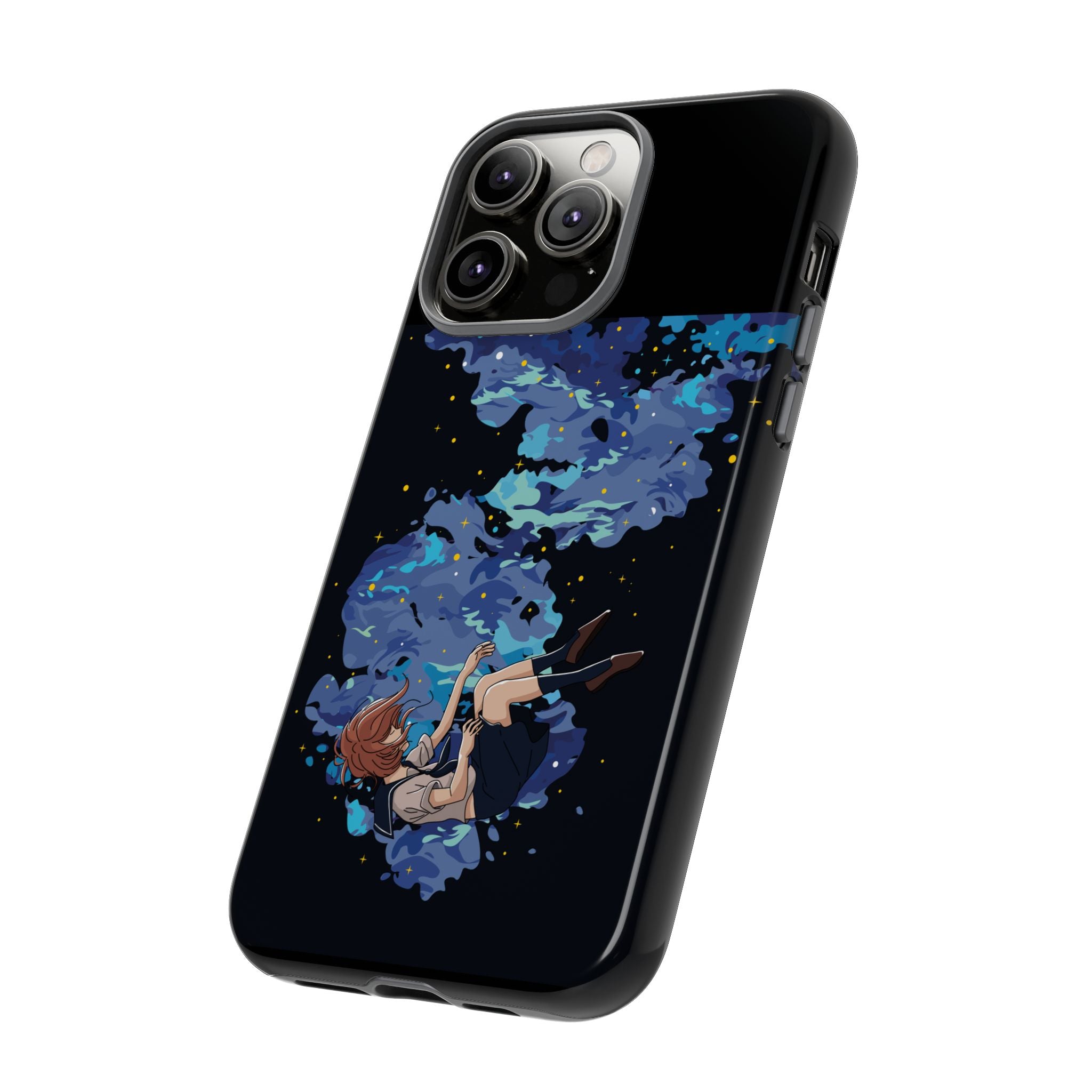Tough Cases Phone Case - Artistic Galaxy Design, Cute Sleeve for Teens, Gift for Students, Unique Mobile Accessory, Trendy Tech Protection