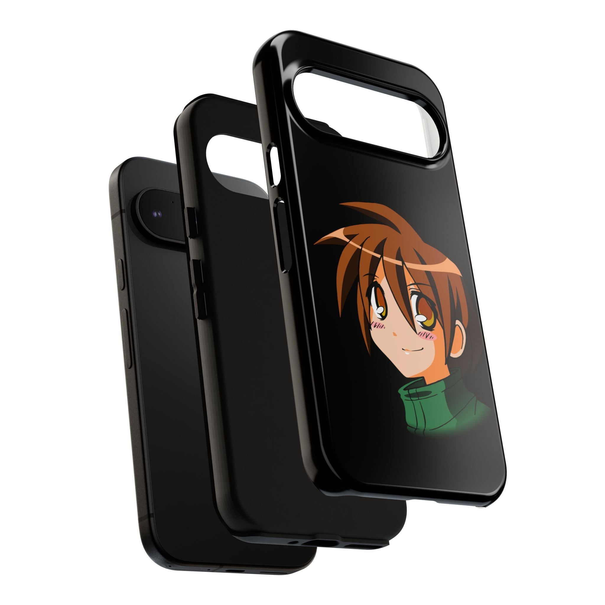 Anime Character Phone Case, Cute Phone Cover, Tough Cases for Teens, Customizable Gift, Geeky Accessories