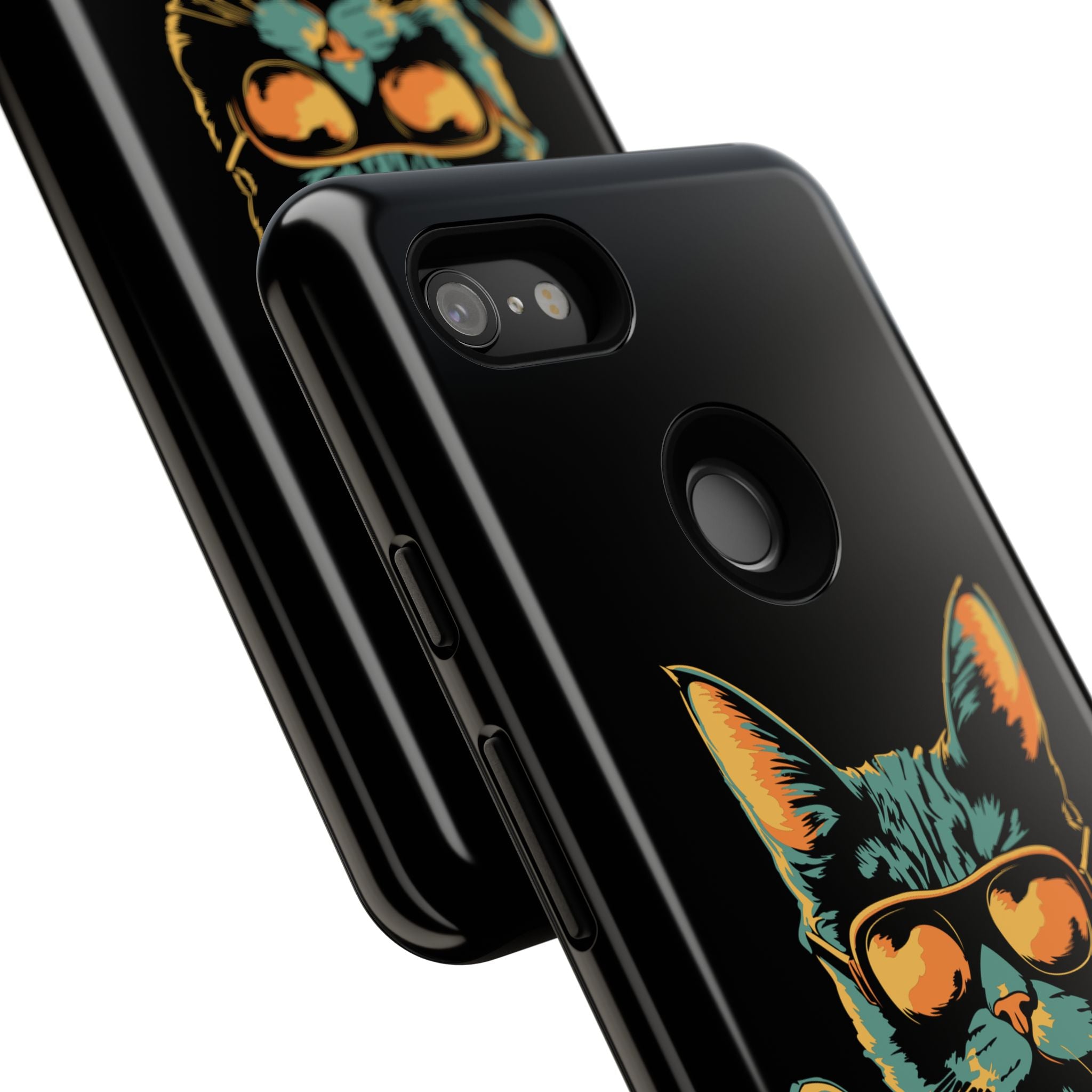 Cool Cat Phone Case, Stylish Phone Cover, Pet Lover Gift, Cute Cat Design, Fun Cat Accessories