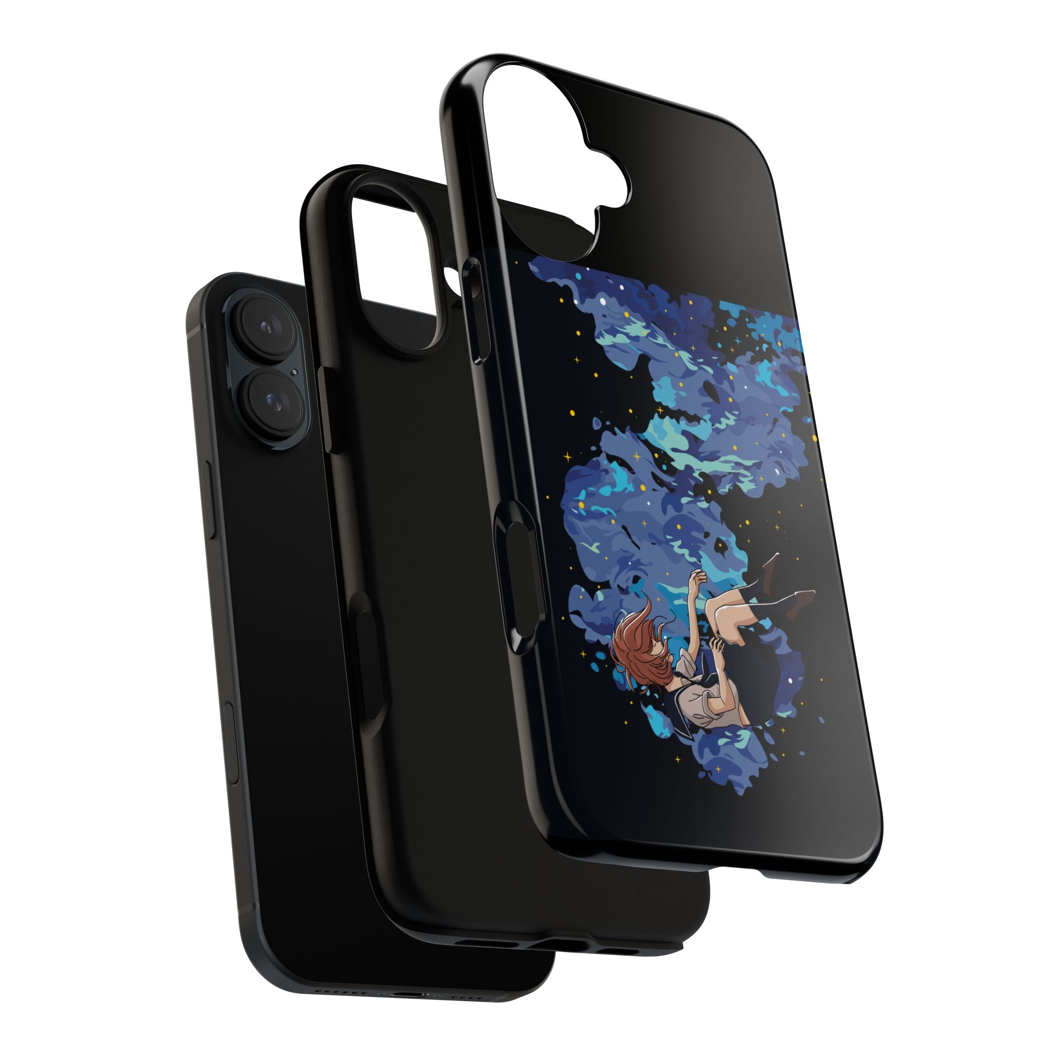Tough Cases Phone Case - Artistic Galaxy Design, Cute Sleeve for Teens, Gift for Students, Unique Mobile Accessory, Trendy Tech Protection
