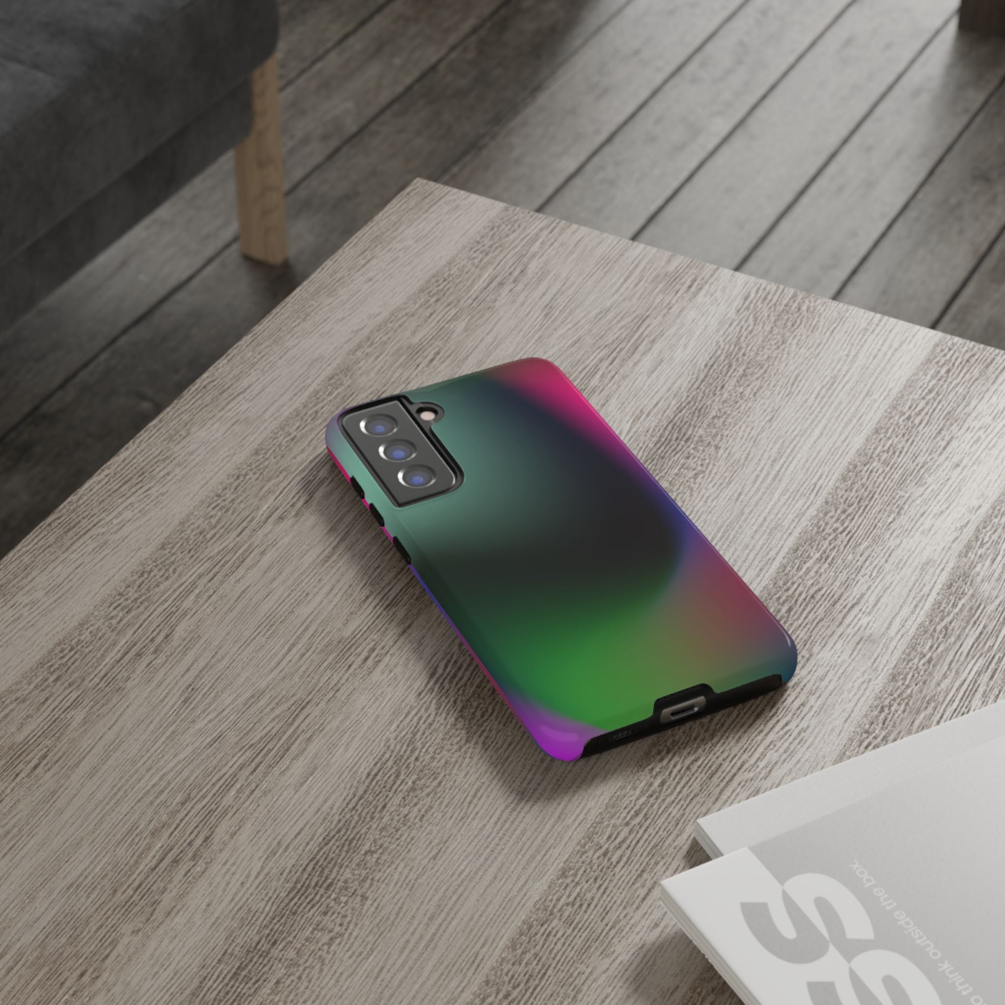 Colorful Phone Case, Tough Phone Cover, Vibrant Smart Device Protector, Modern Tech Accessory, Unique Gift for Phone Lovers