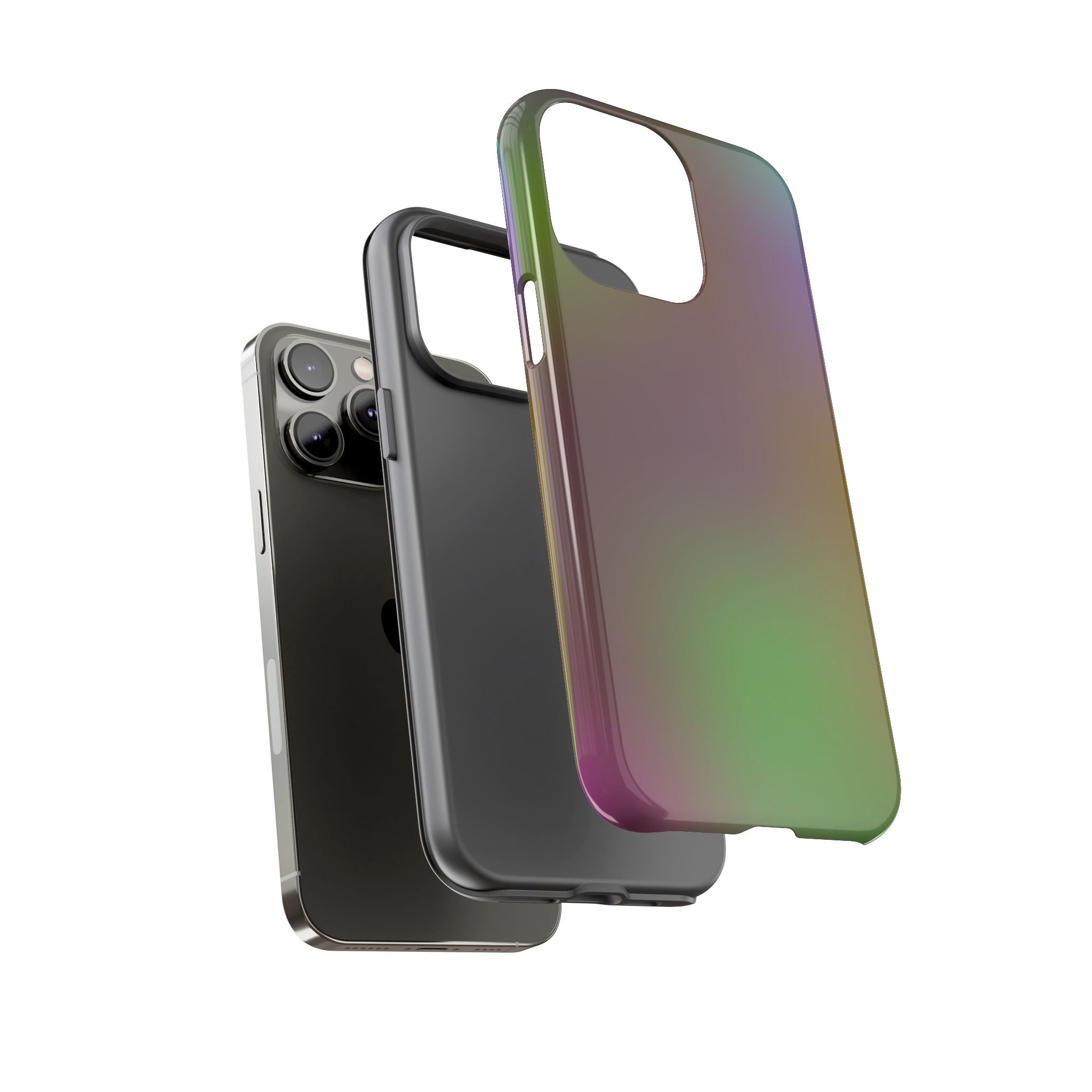 Colorful Gradient Phone Case, Tough Cases for Protection, Stylish Mobile Cover, Unique Gift, Modern Tech Accessory