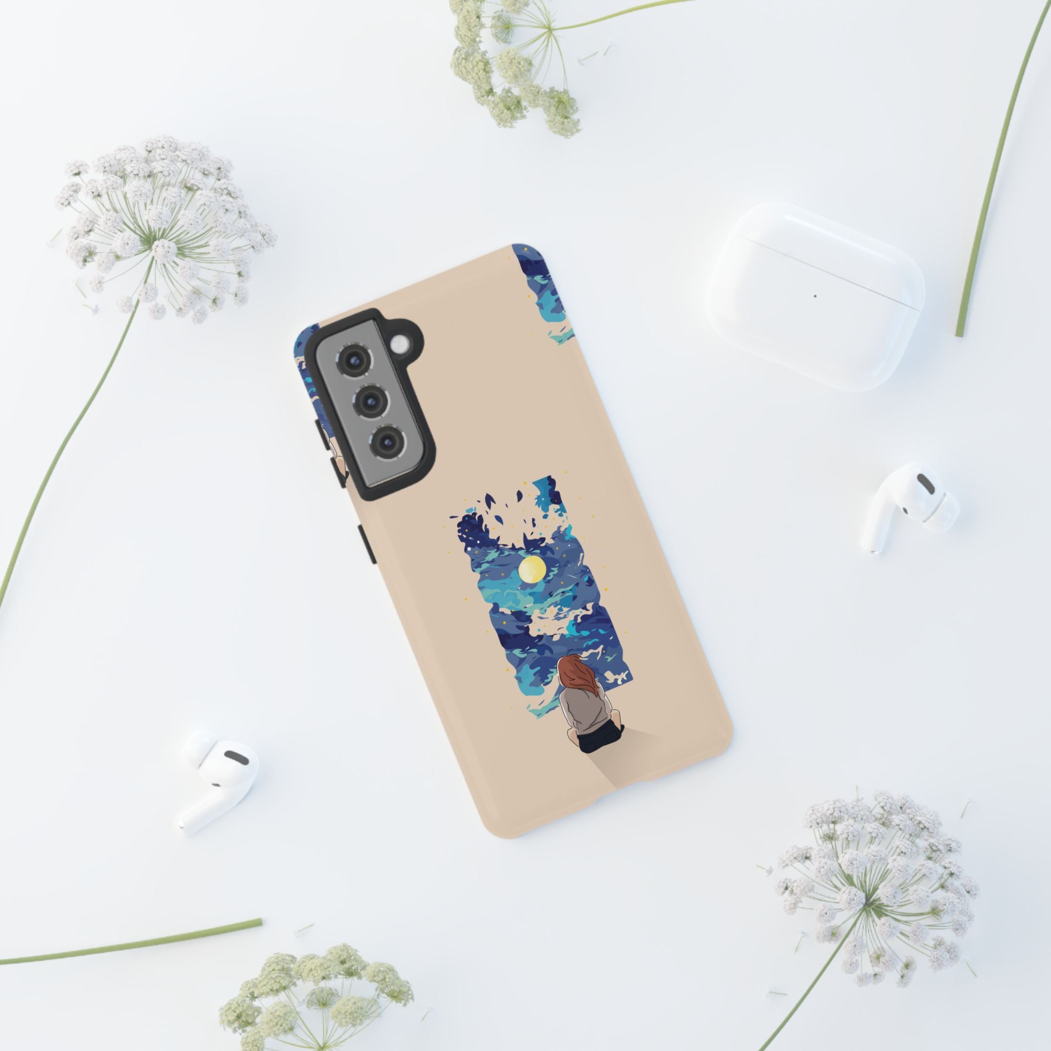 Artistic Phone Case – Expressive Protective Cover, Unique Gift for Her, Birthday Present, Eco-Friendly Mobile Accessory, Smartphone Case