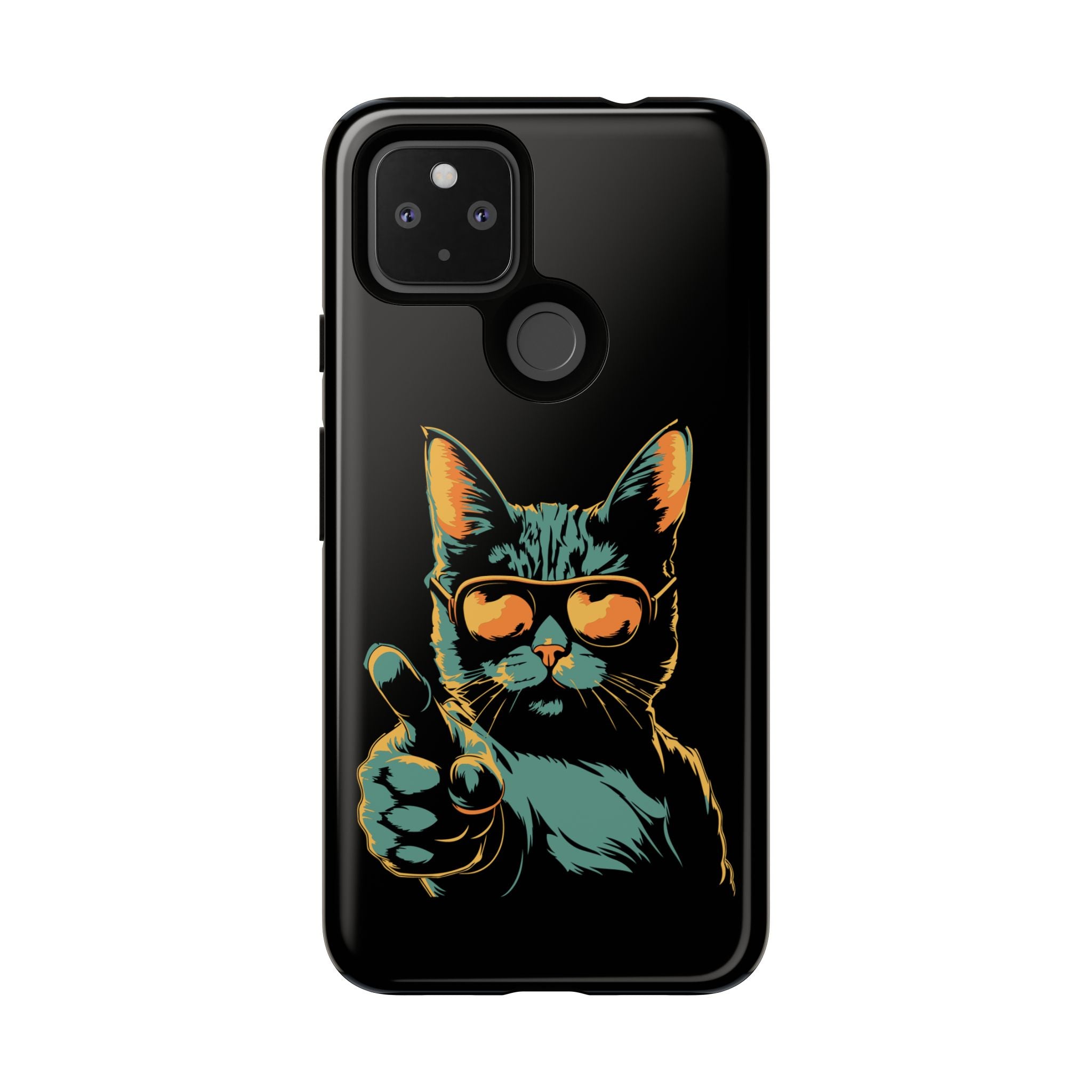Cool Cat Phone Case, Stylish Phone Cover, Pet Lover Gift, Cute Cat Design, Fun Cat Accessories