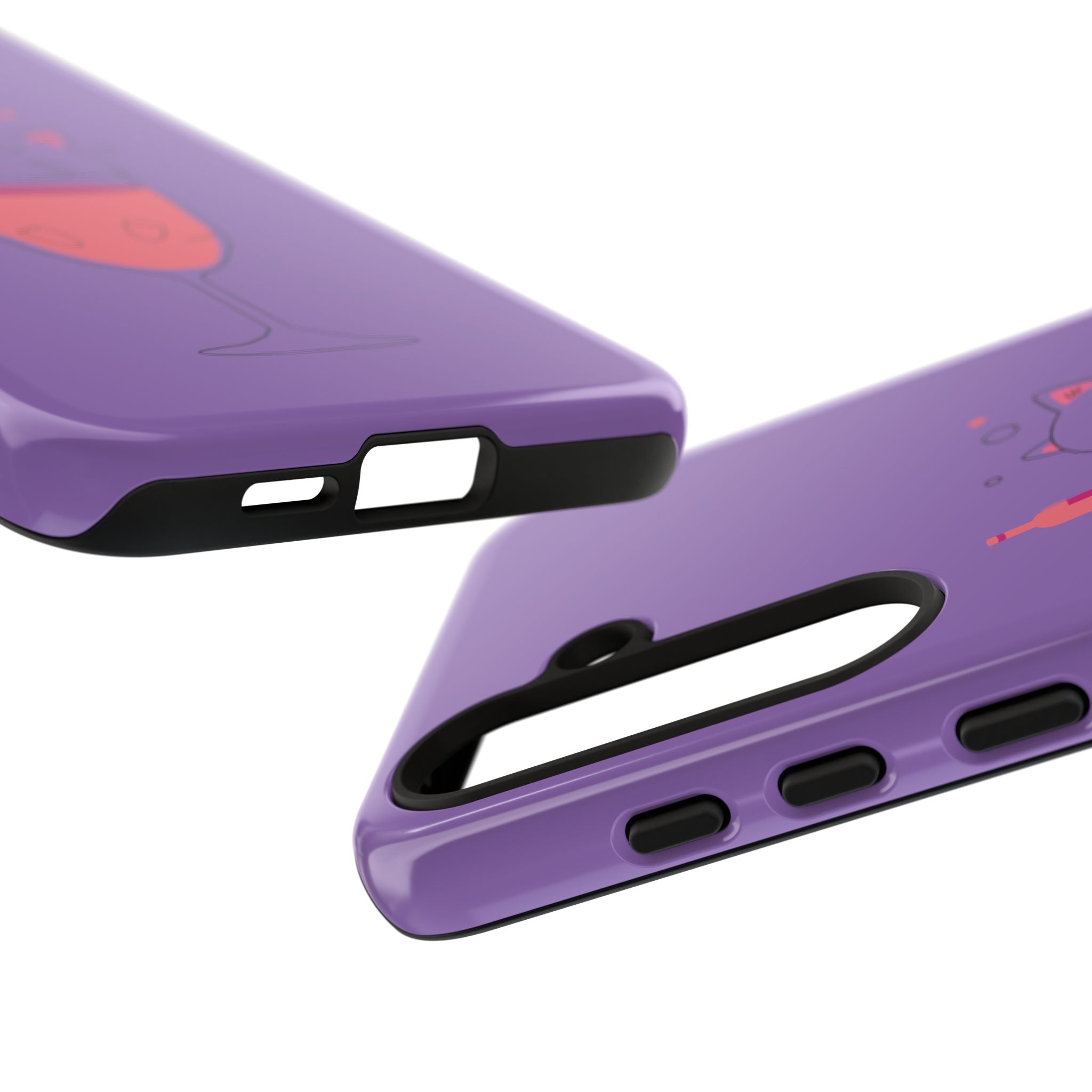 Cute Cat Phone Case, Fun Gift for Cat Lovers, Colorful Phone Cover, Pet Lover Accessory, Unique Cat Themed Case