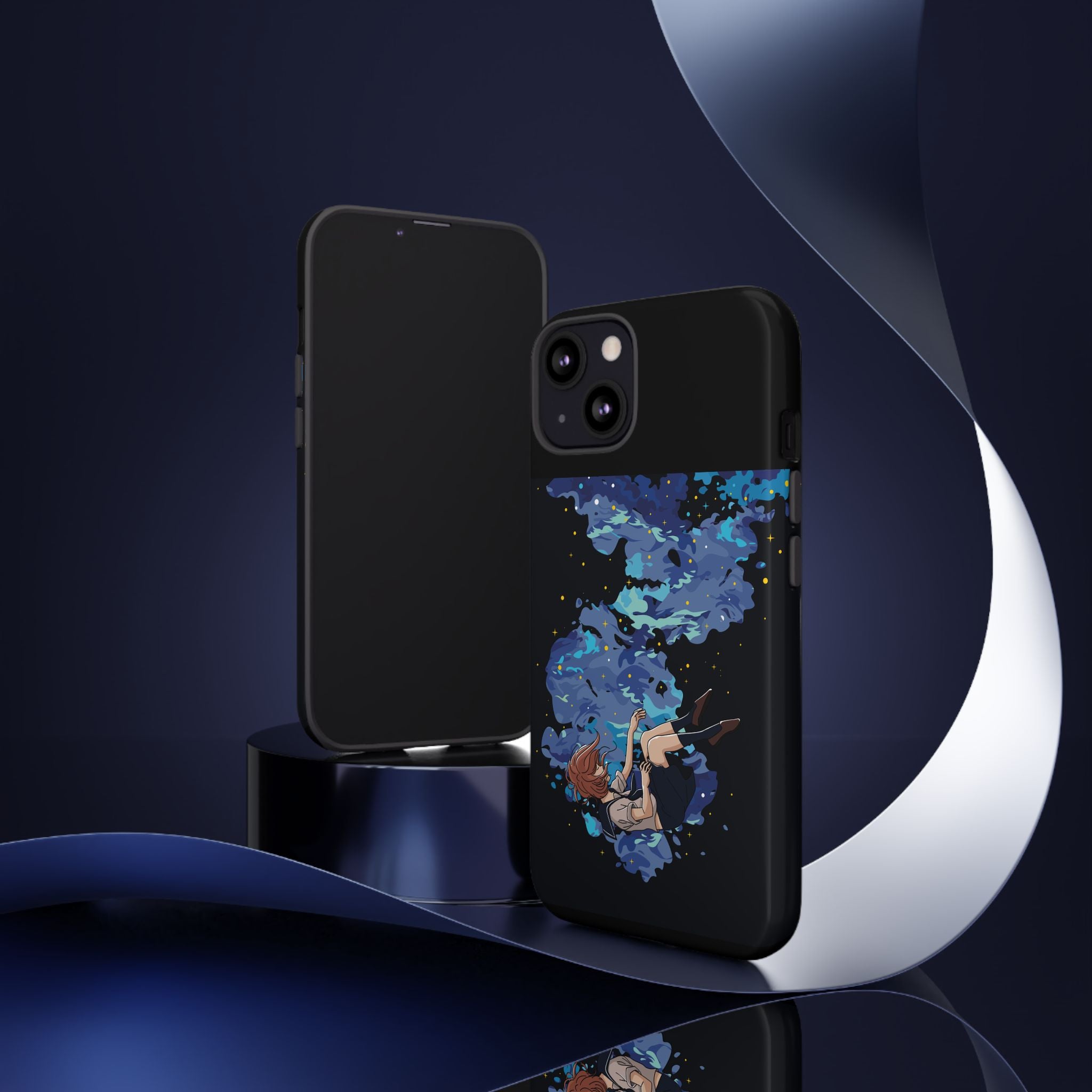 Tough Cases Phone Case - Artistic Galaxy Design, Cute Sleeve for Teens, Gift for Students, Unique Mobile Accessory, Trendy Tech Protection