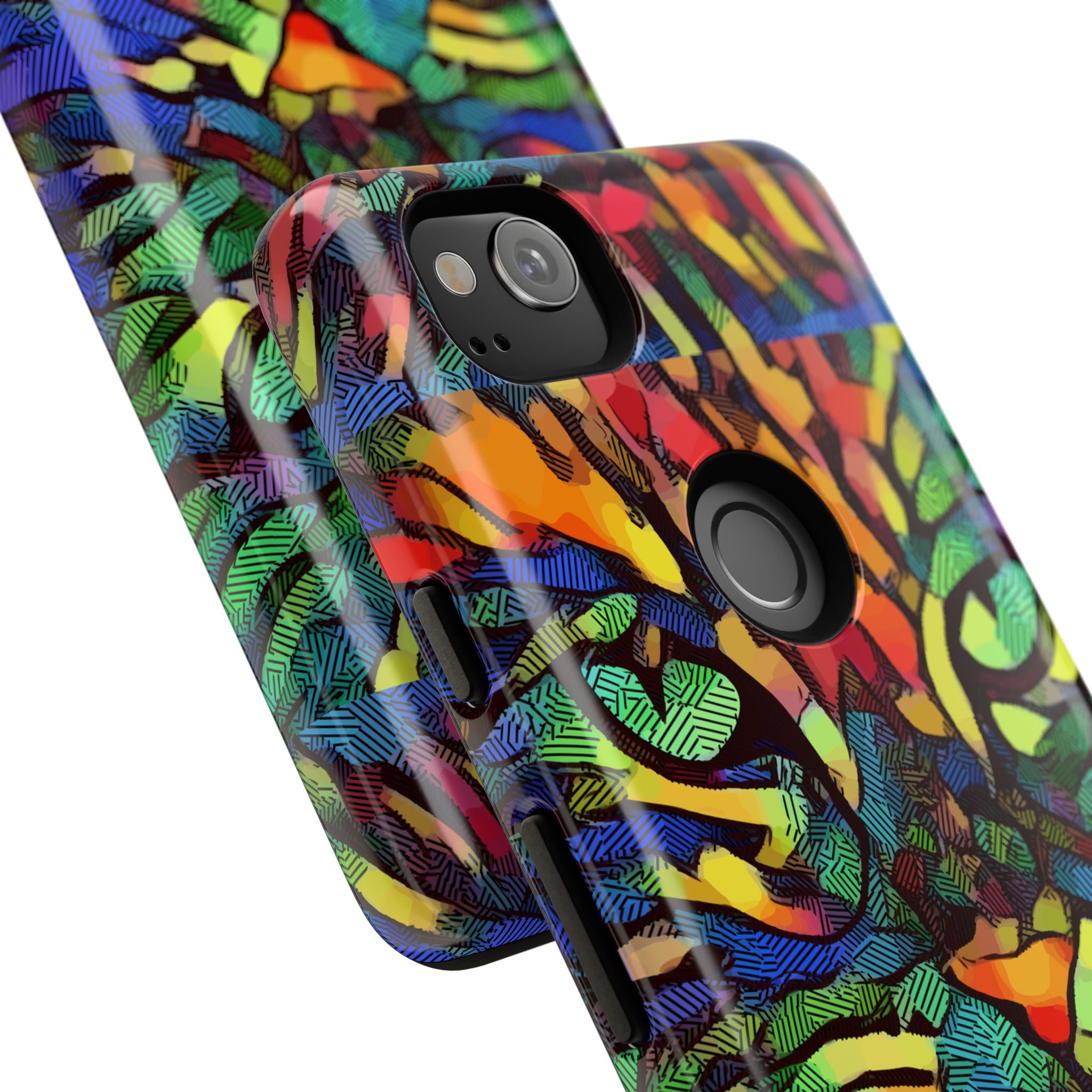 Colorful Phone Cases for Vibrant Style - Tough Cases, Unique Gifts, Animal Print, Artistic Design, Phone Accessories, Eco-Friendly