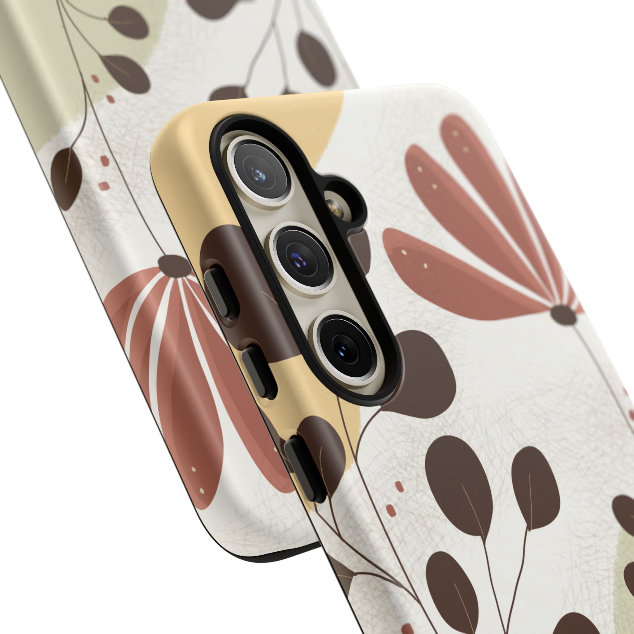 Floral Phone Case - Stylish Tough Cases for Women, Trendy Phone Cover, Gift for Her, Birthday Present, Everyday Use