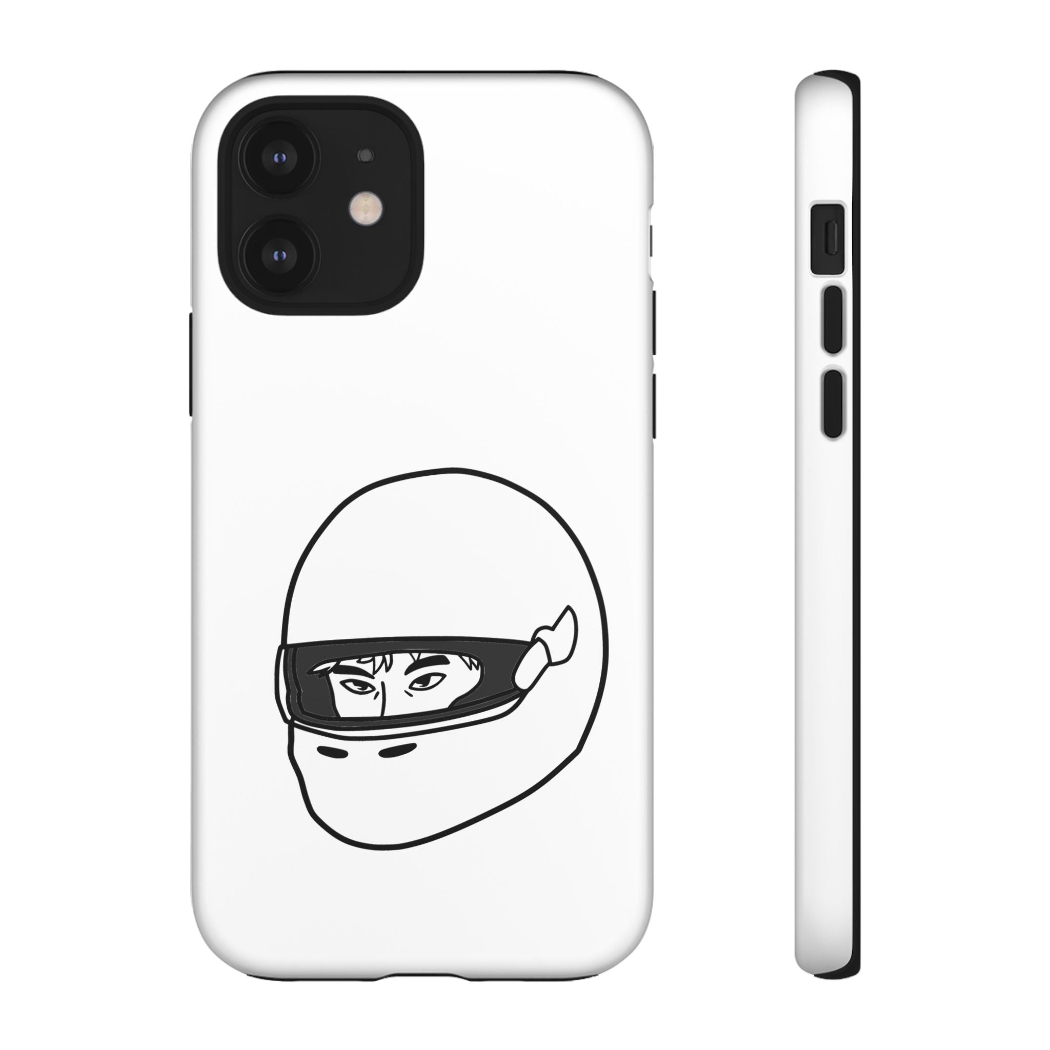 Stylish Phone Case with Racing Helmet Design | Tough Cases | Unique Gift, Motorcycle Enthusiast, Race Lover, Custom Accessory, Everyday Use