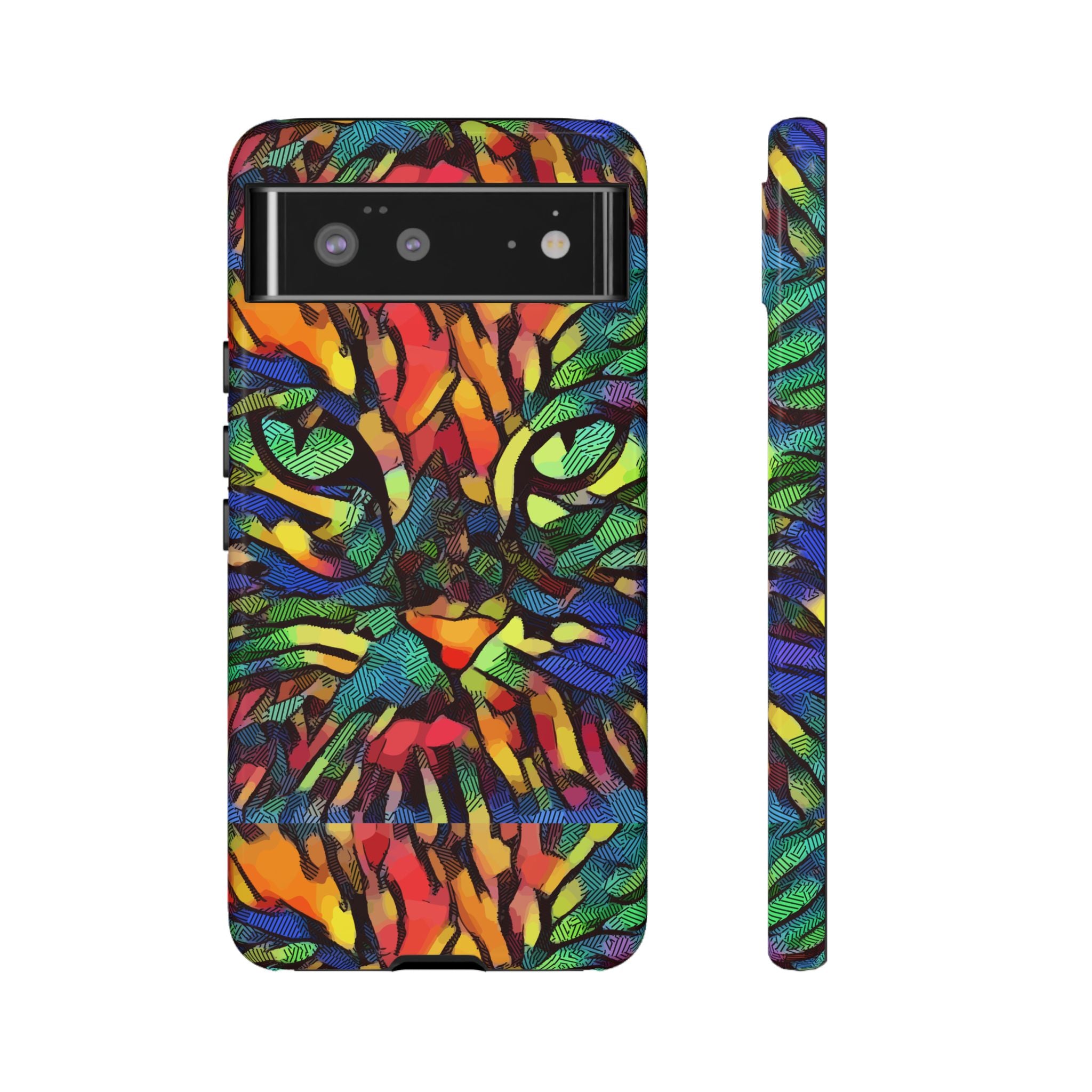 Colorful Phone Cases for Vibrant Style - Tough Cases, Unique Gifts, Animal Print, Artistic Design, Phone Accessories, Eco-Friendly