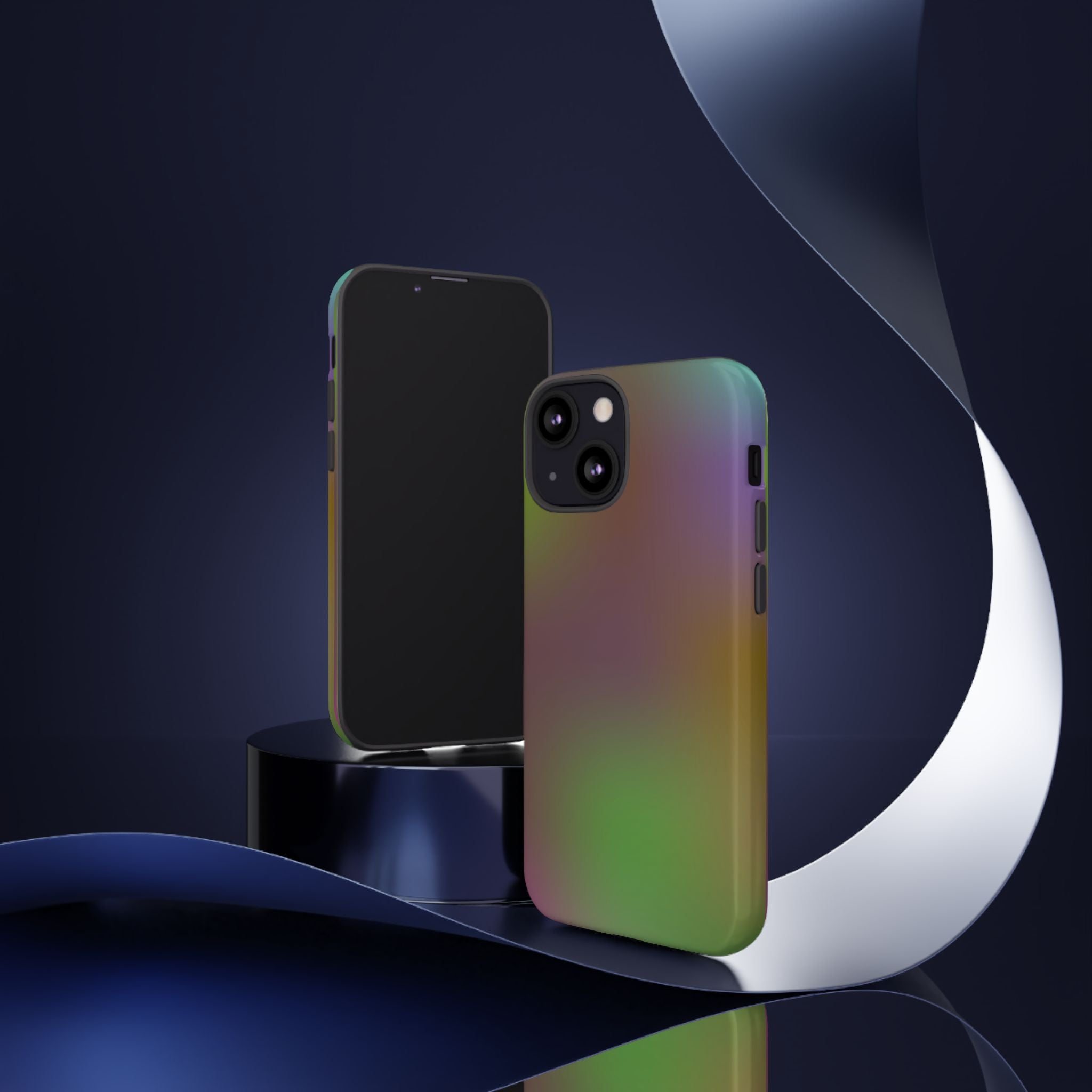 Colorful Gradient Phone Case, Tough Cases for Protection, Stylish Mobile Cover, Unique Gift, Modern Tech Accessory
