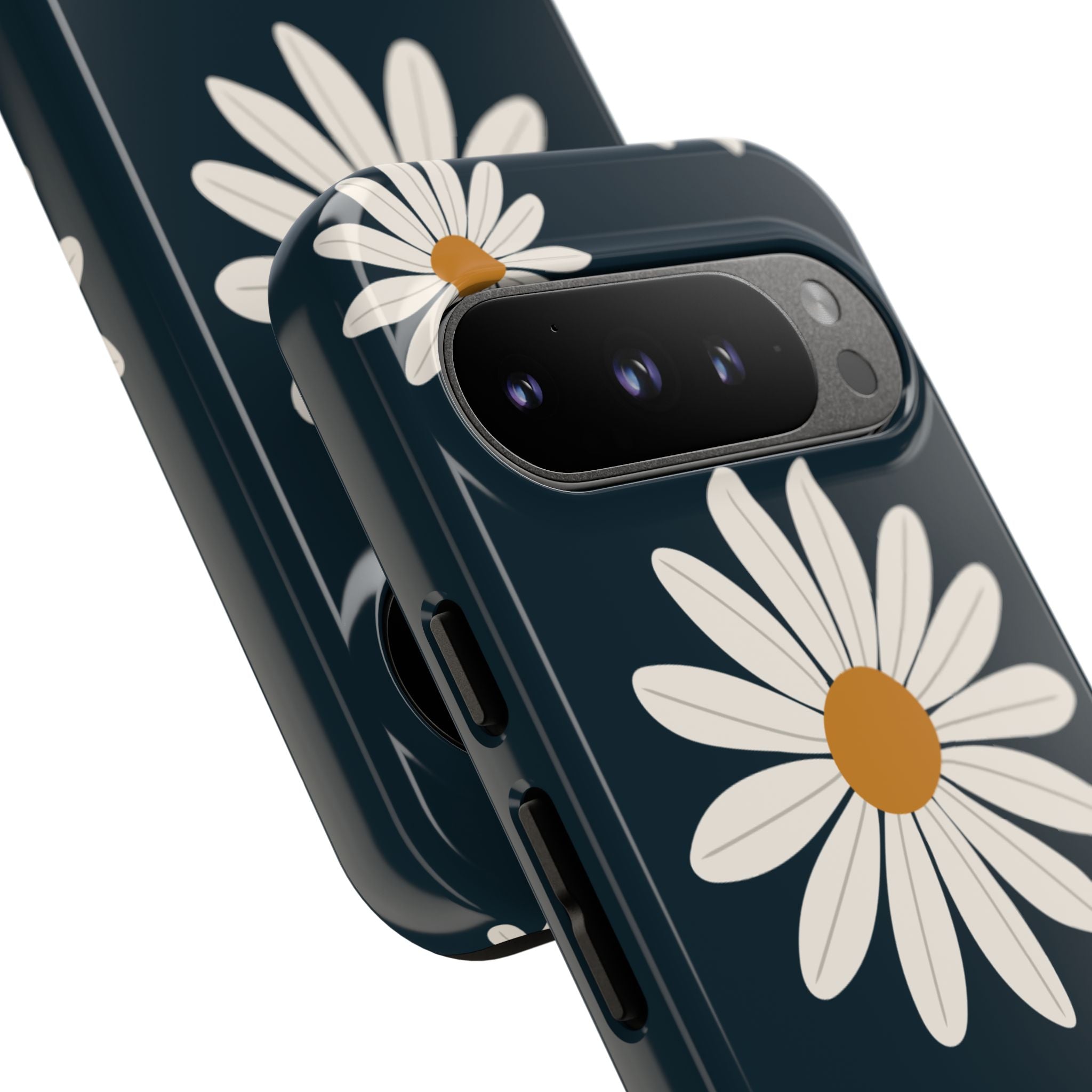 Daisy Phone Case, Floral Phone Cover, Tough Phone Case, Gift for Flower Lovers, Smartphone Accessory, Spring Design