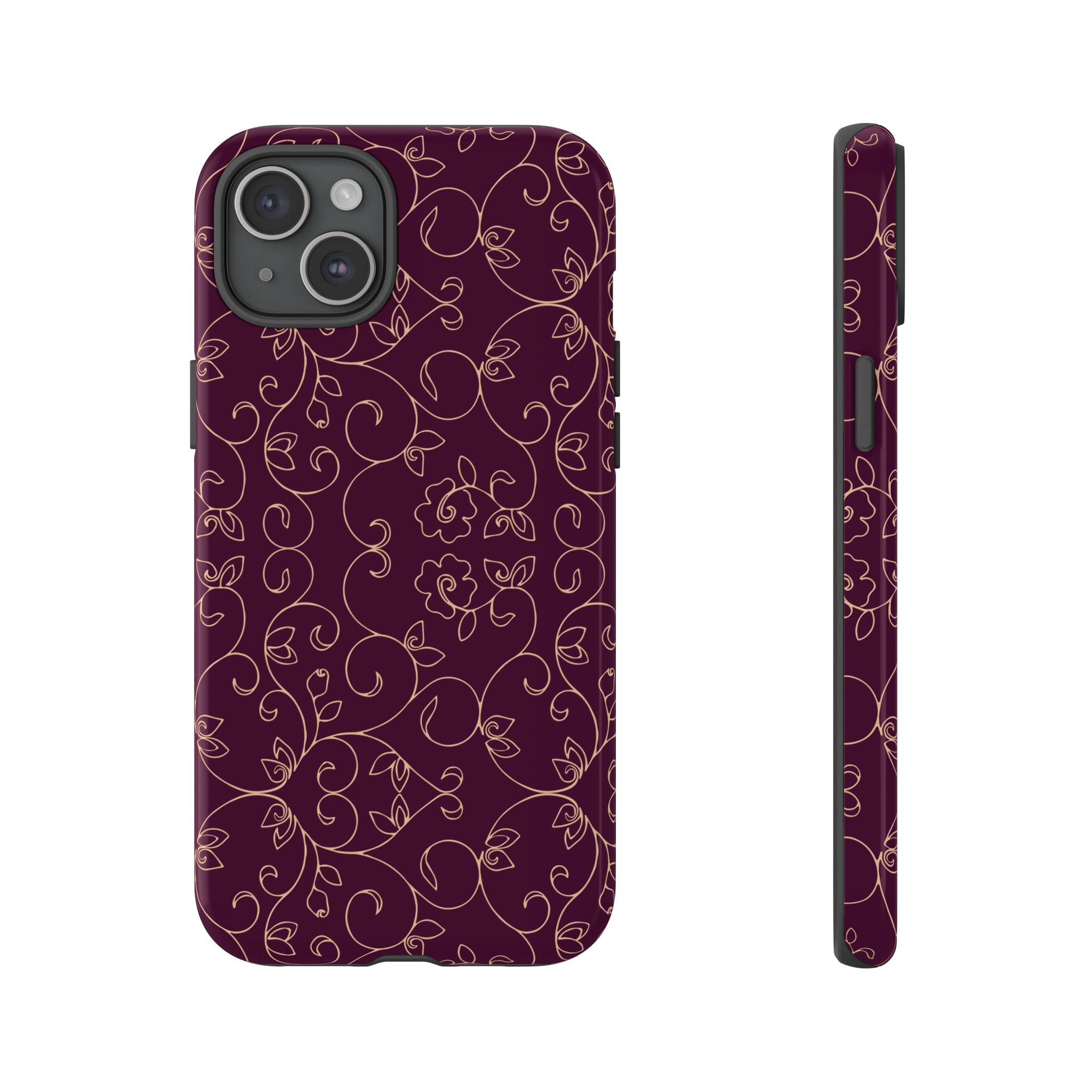 Elegant Floral Phone Case | Durable Mobile Cover, Gift for Her, Floral Design, Stylish Accessory, Phone Protection