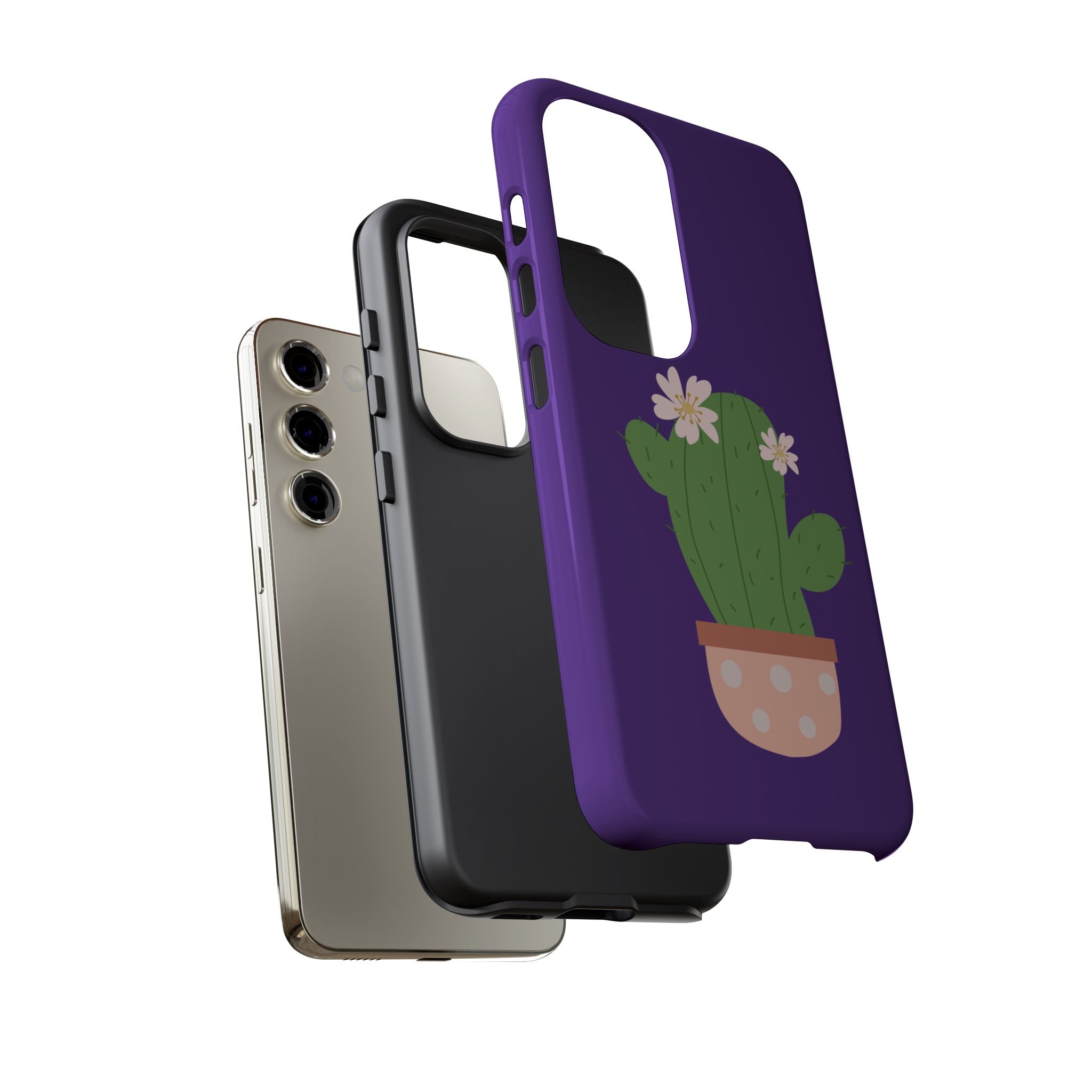 Cactus Phone Case, Tough Cases, Cute Floral, Trending Design, Unique Gift, Phone Accessories, Summer Vibe, Nature Lover