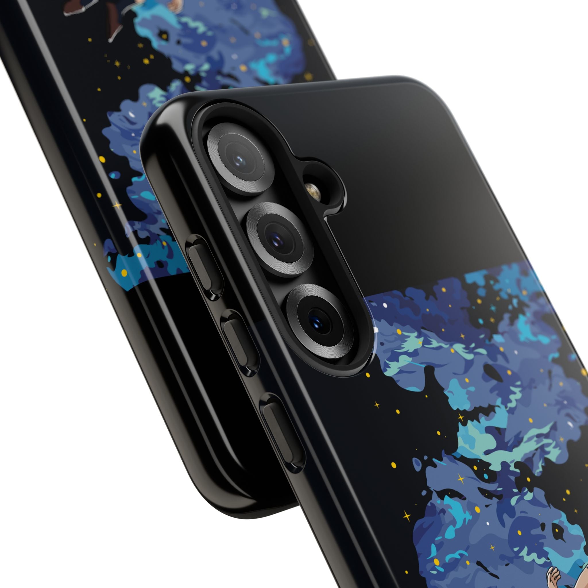 Tough Cases Phone Case - Artistic Galaxy Design, Cute Sleeve for Teens, Gift for Students, Unique Mobile Accessory, Trendy Tech Protection