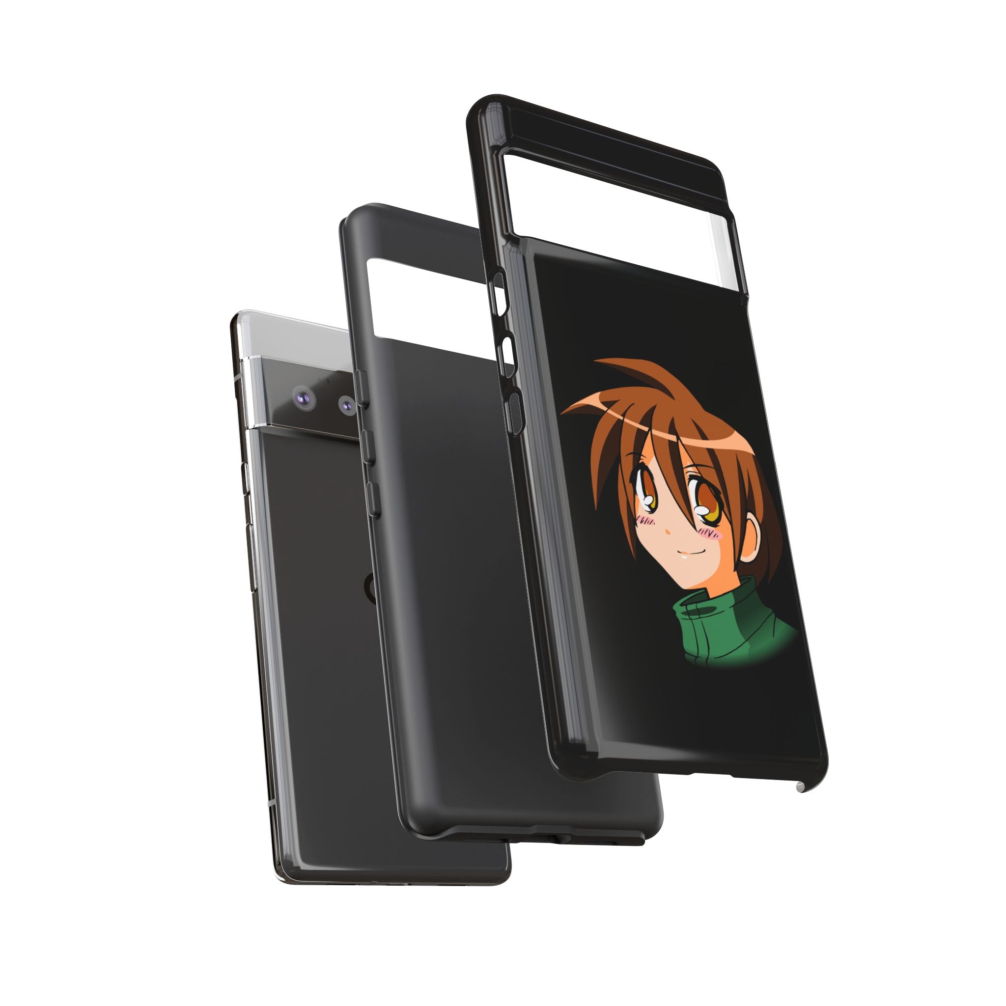 Anime Character Phone Case, Cute Phone Cover, Tough Cases for Teens, Customizable Gift, Geeky Accessories