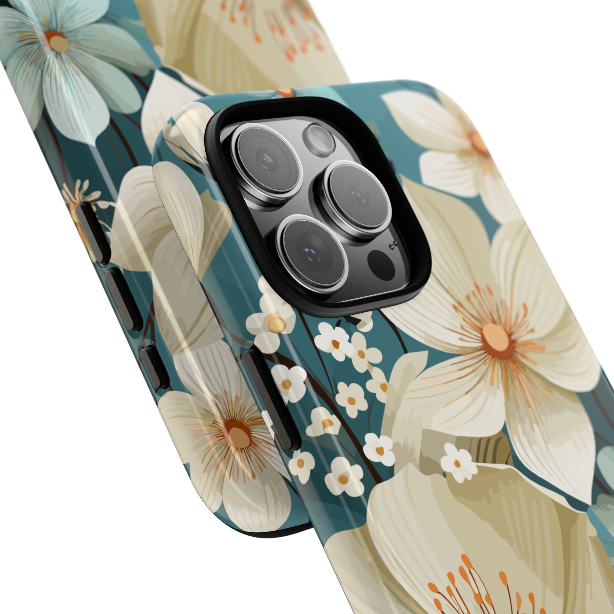 Floral Phone Case, Stylish Tough Cases with Botanical Design, Flower Print Phone Cover, Gifts for Nature Lovers, Eco-Friendly Mobile Cover